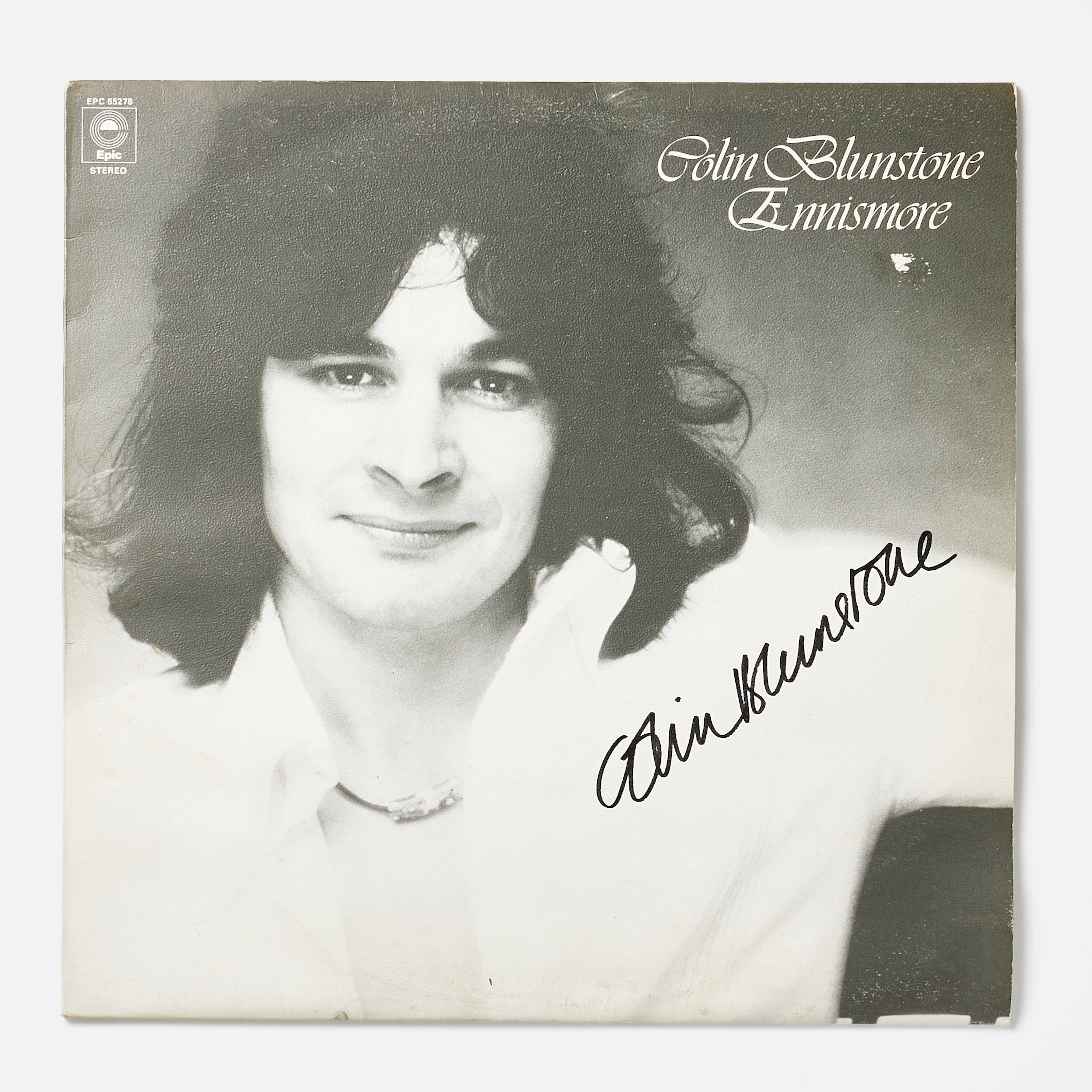 COLIN BLUNSTONE (The Zombies), signerad skiva, LPn "Coni Blunstone