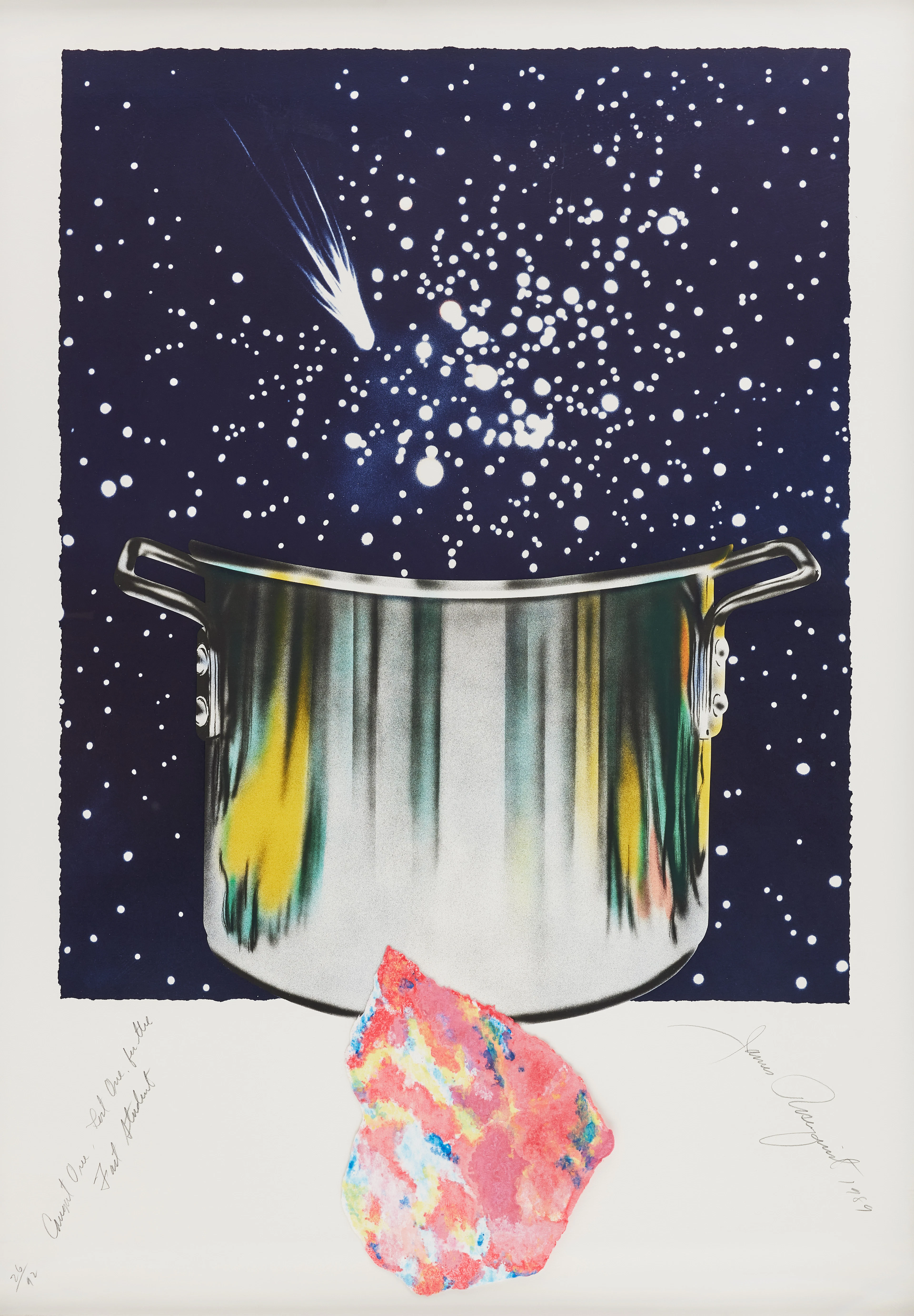 JAMES ROSENQUIST. "Caught One Lost One for the Fast Student or Star