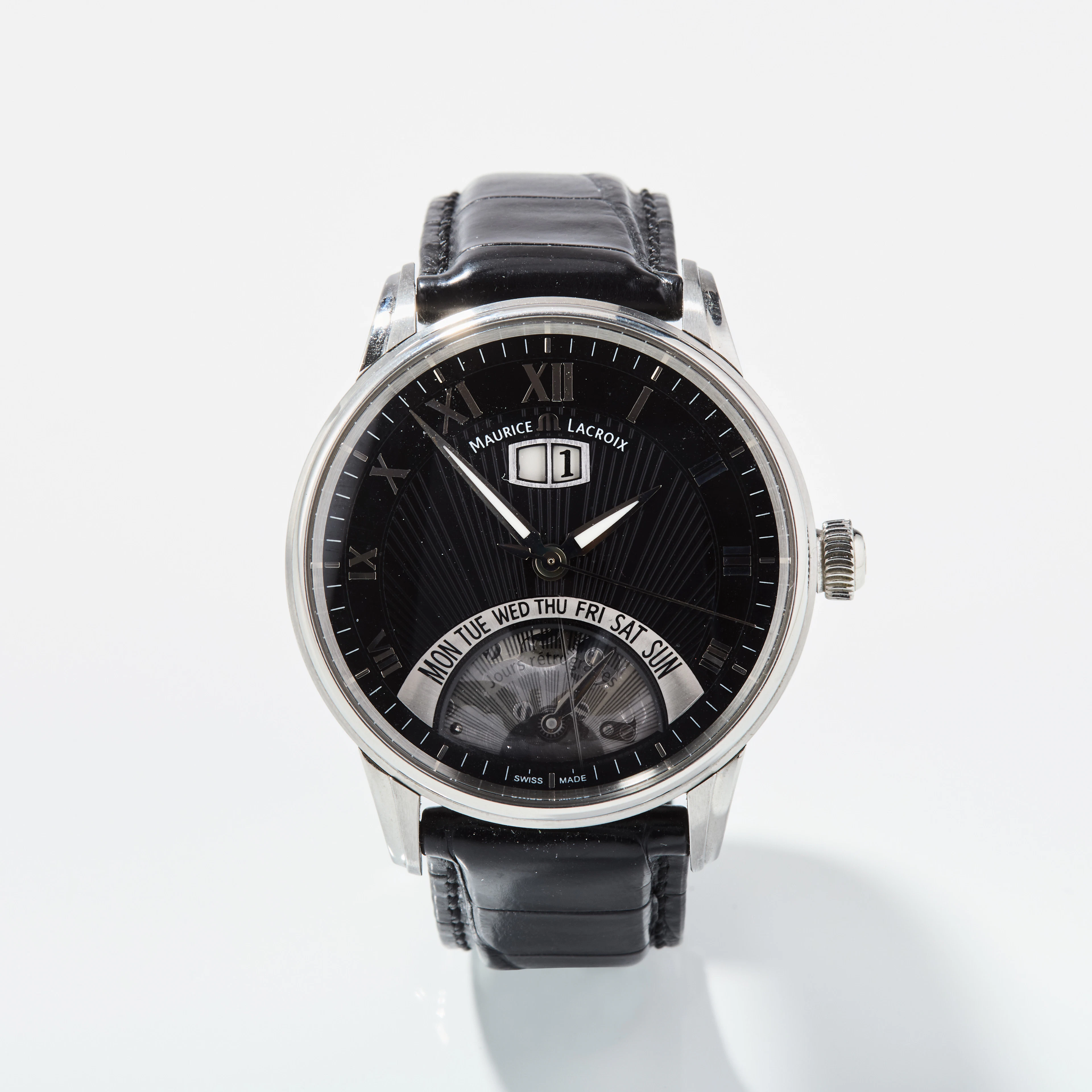 MAURICE LACROIX, Masterpiece Jours Retrogrades, armbandsur, 40 mm
