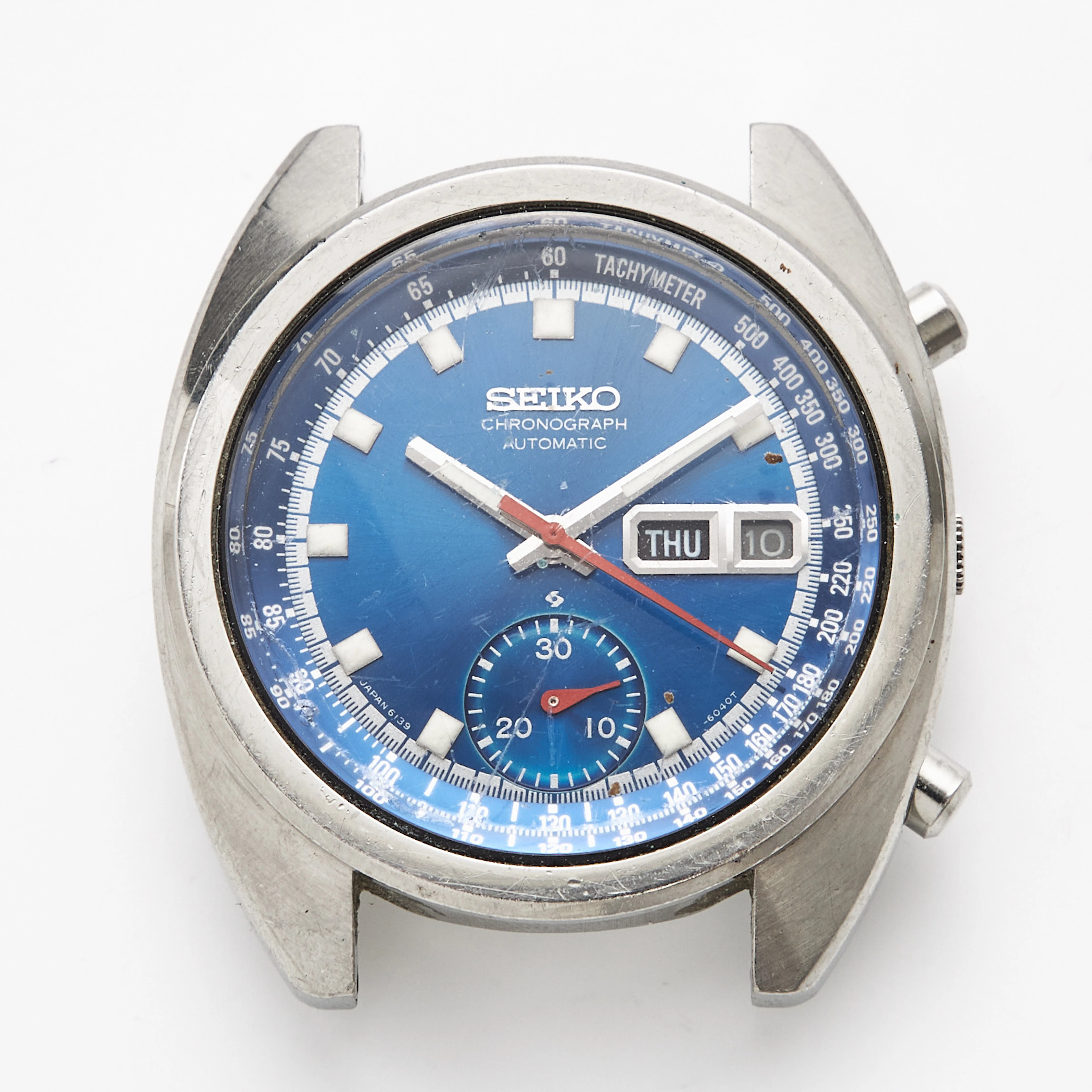 SEIKO, kronograf, armbandsur, automatisk, stål, 1970-tal.