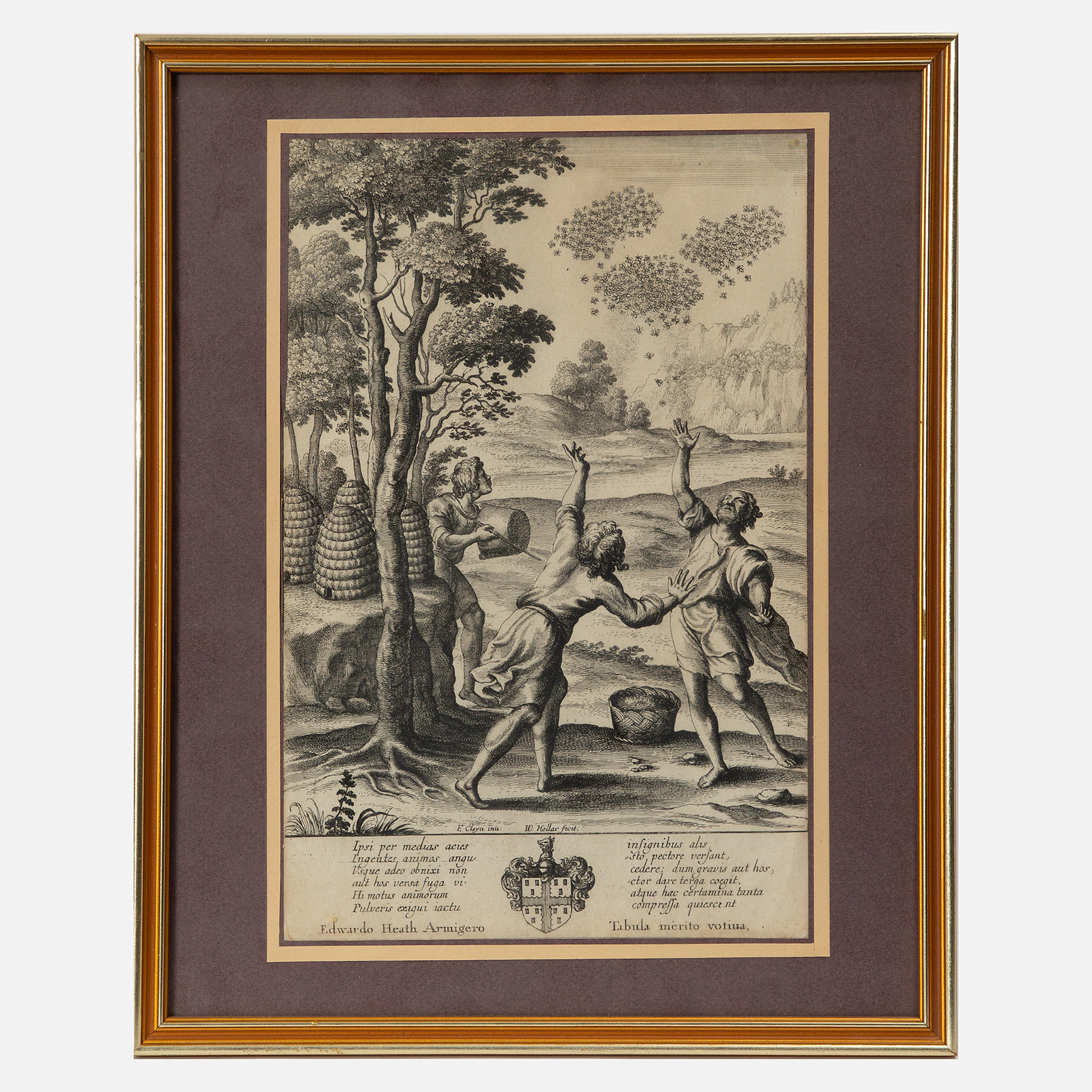KOPPARSTICK. Francis Cleyn och Wenceslaus Hollar, 16/1700-tal.
