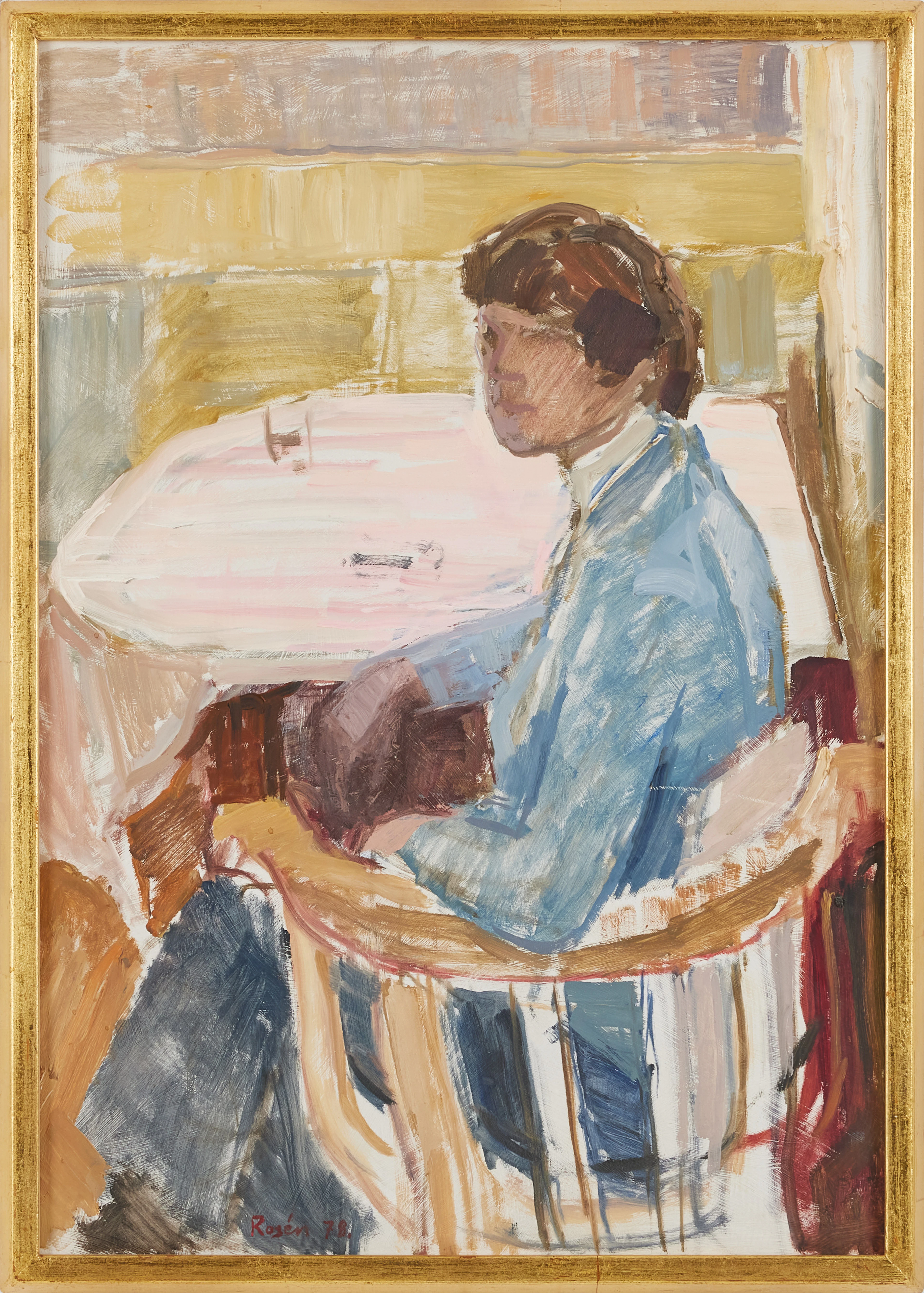SVEN-OLOF ROSÉN. "Vid köksbordet".