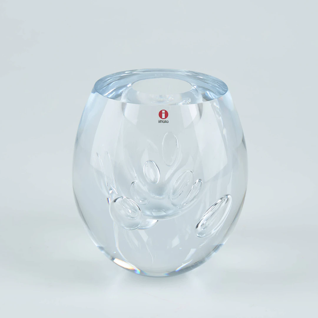 TIMO SARPANEVA. GLASSKULPTUR "Claritas", signerad Timo Sarpaneva, Iittala 1991.