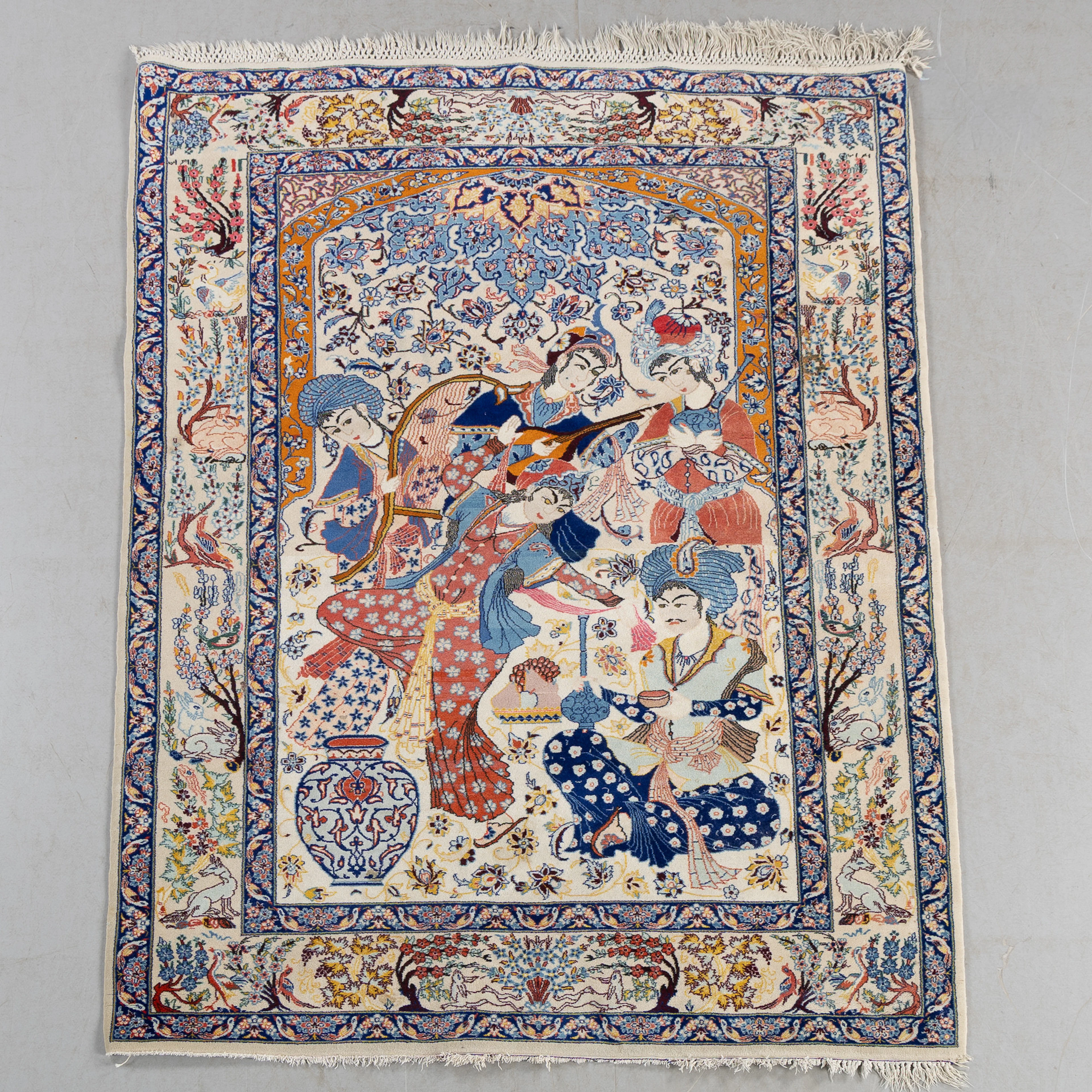 MATTA, Isfahan, figural, Old, ca 155 x 110 cm.