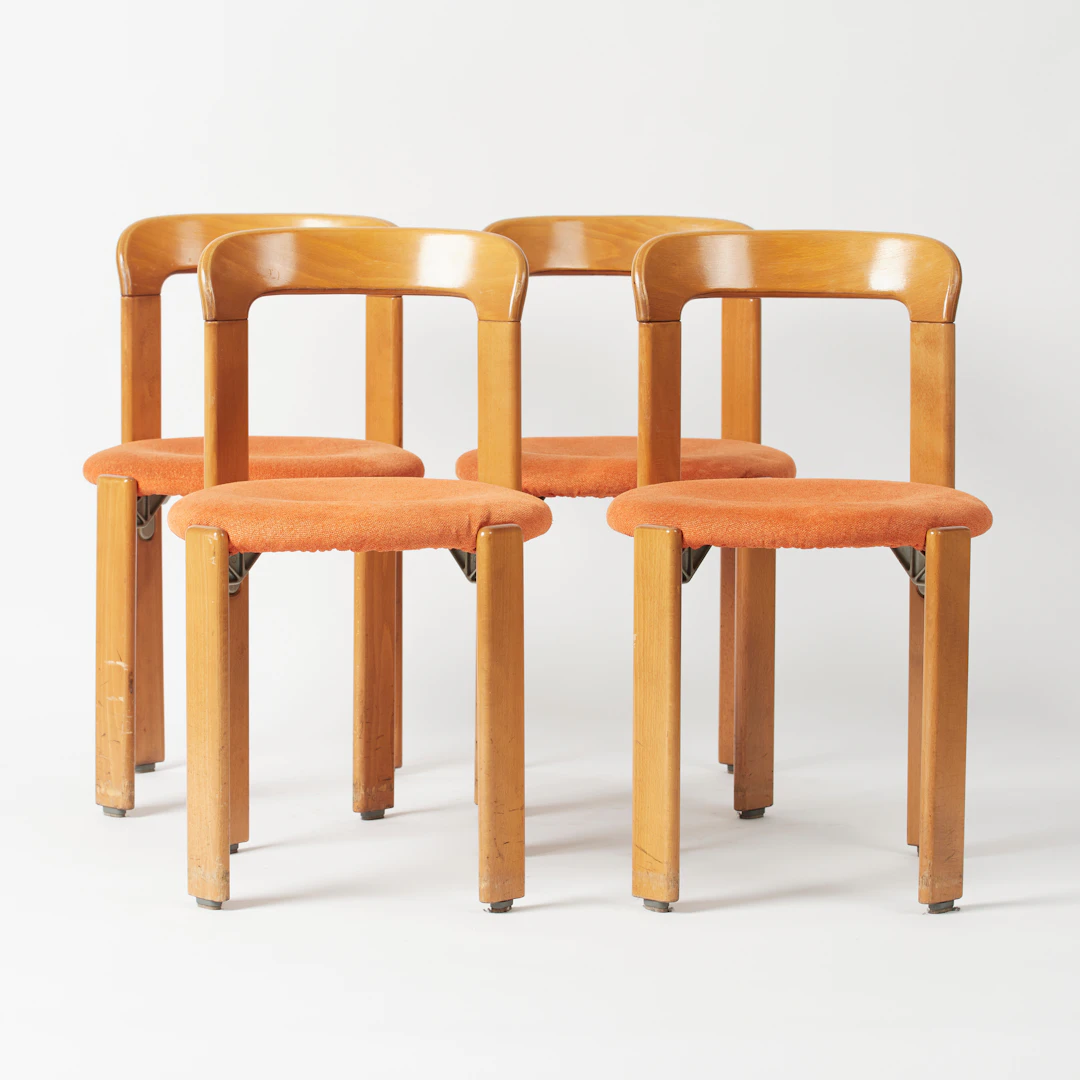 BRUNO REY. Kusch & Co. Set Stühle / Esszimmerstühle, Modell 'Rey Chair
