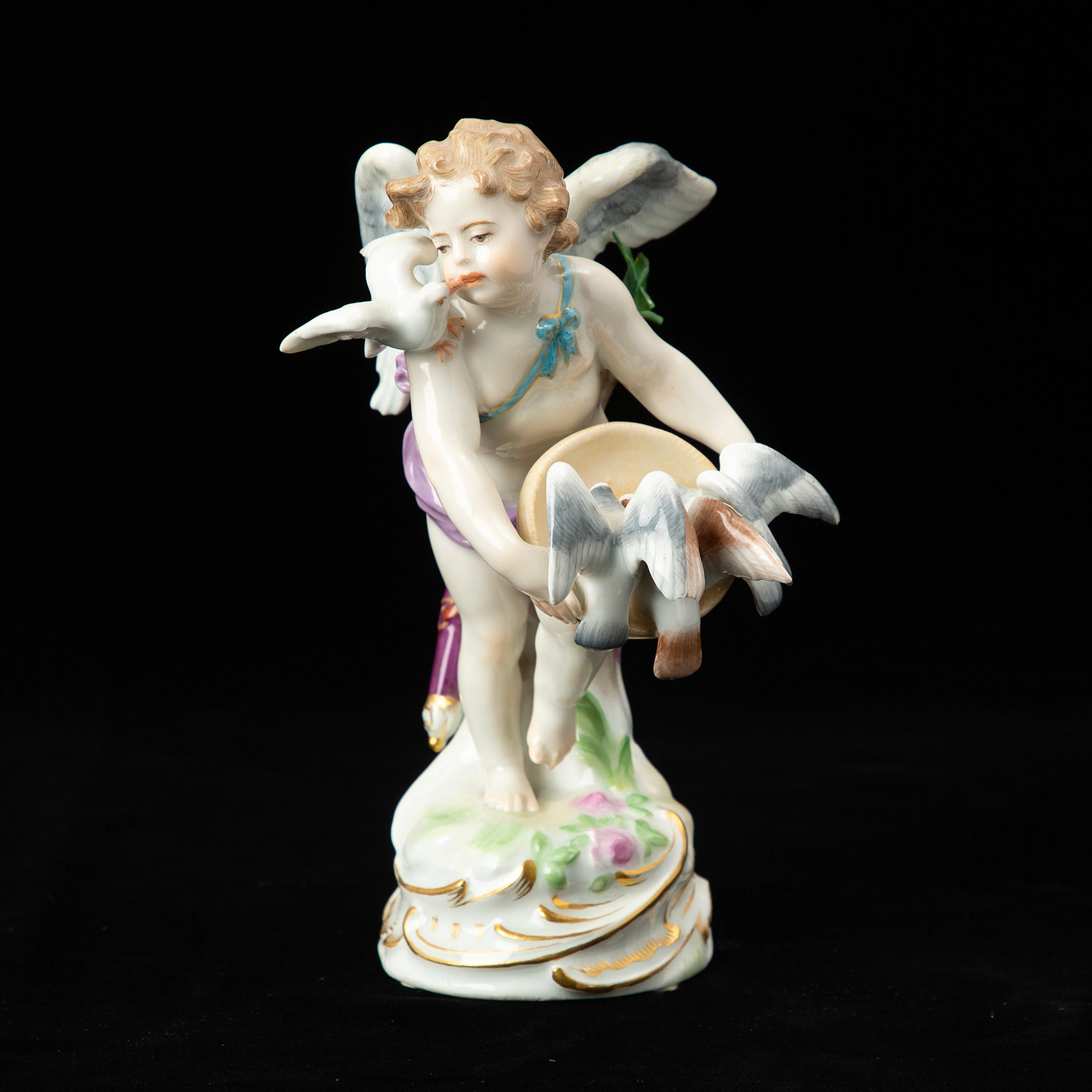 FIGURIN, porslin, Meissen.
