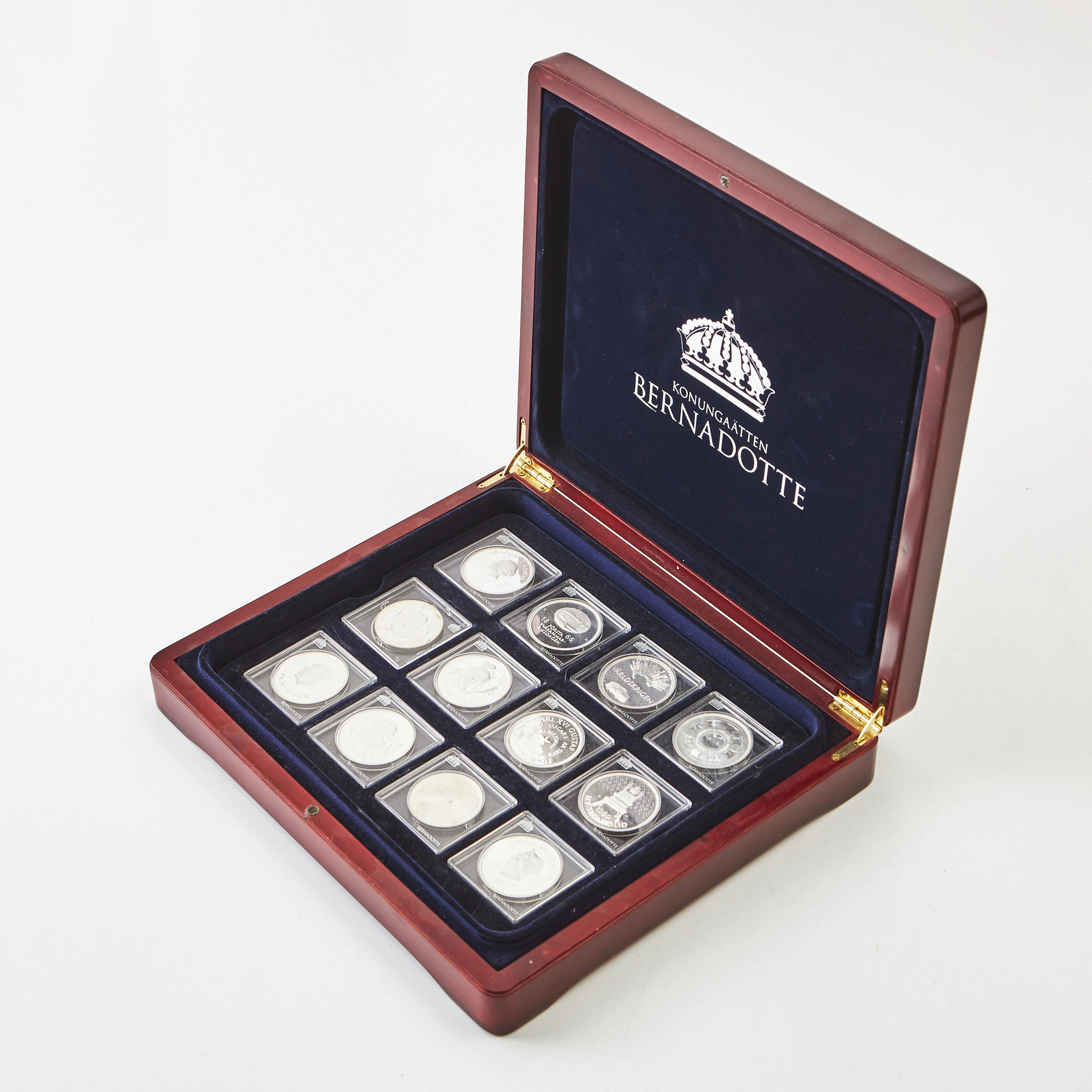 MEDALJER, 24 st, Konungaätten Bernadotte, sterlingsilver, Mynthuset