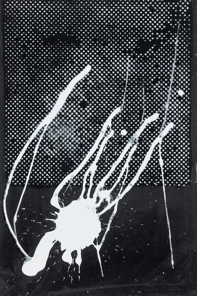 SIGMAR POLKE. "Ohne titel (Griffelkunst 1989)".