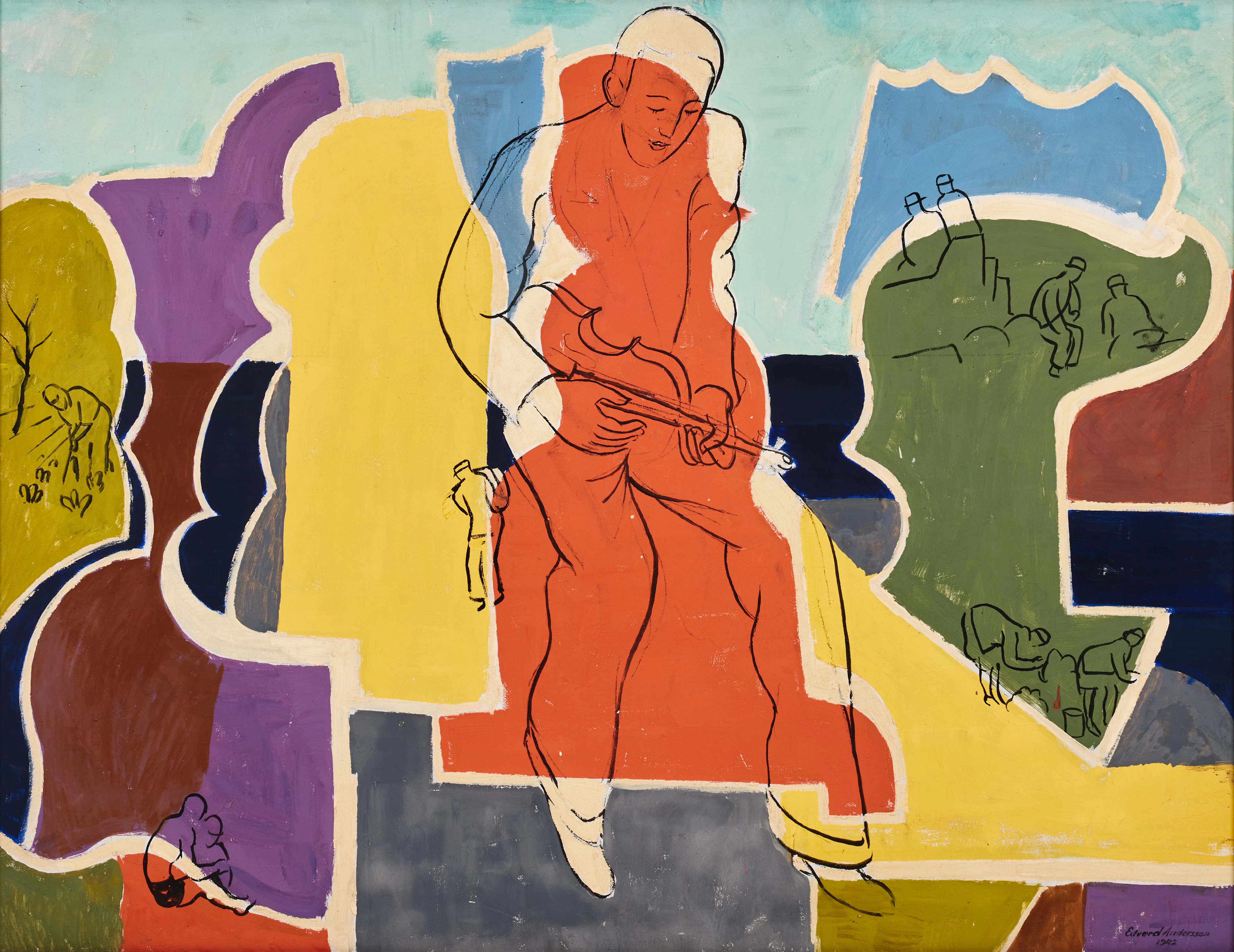 EDVARD ANDERSSON. Utan titel.