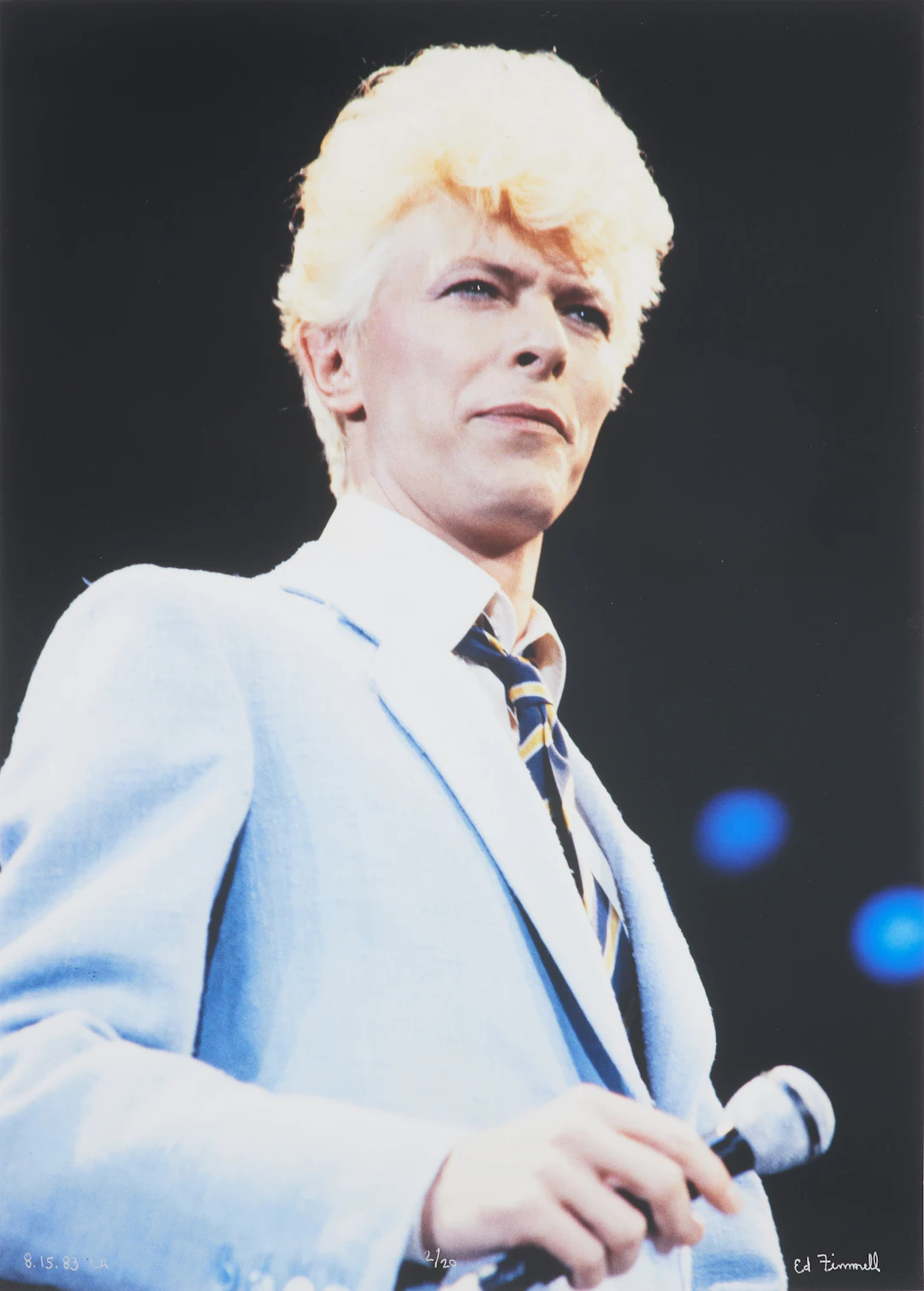 ED FINNELL (FÖDD 1956). David Bowie, "Serious Moon Light Tour", Los