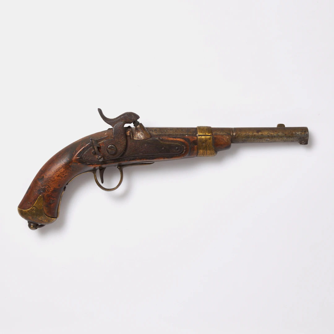SLAGLÅSPISTOL. Svensk, m/1845, för flottan.