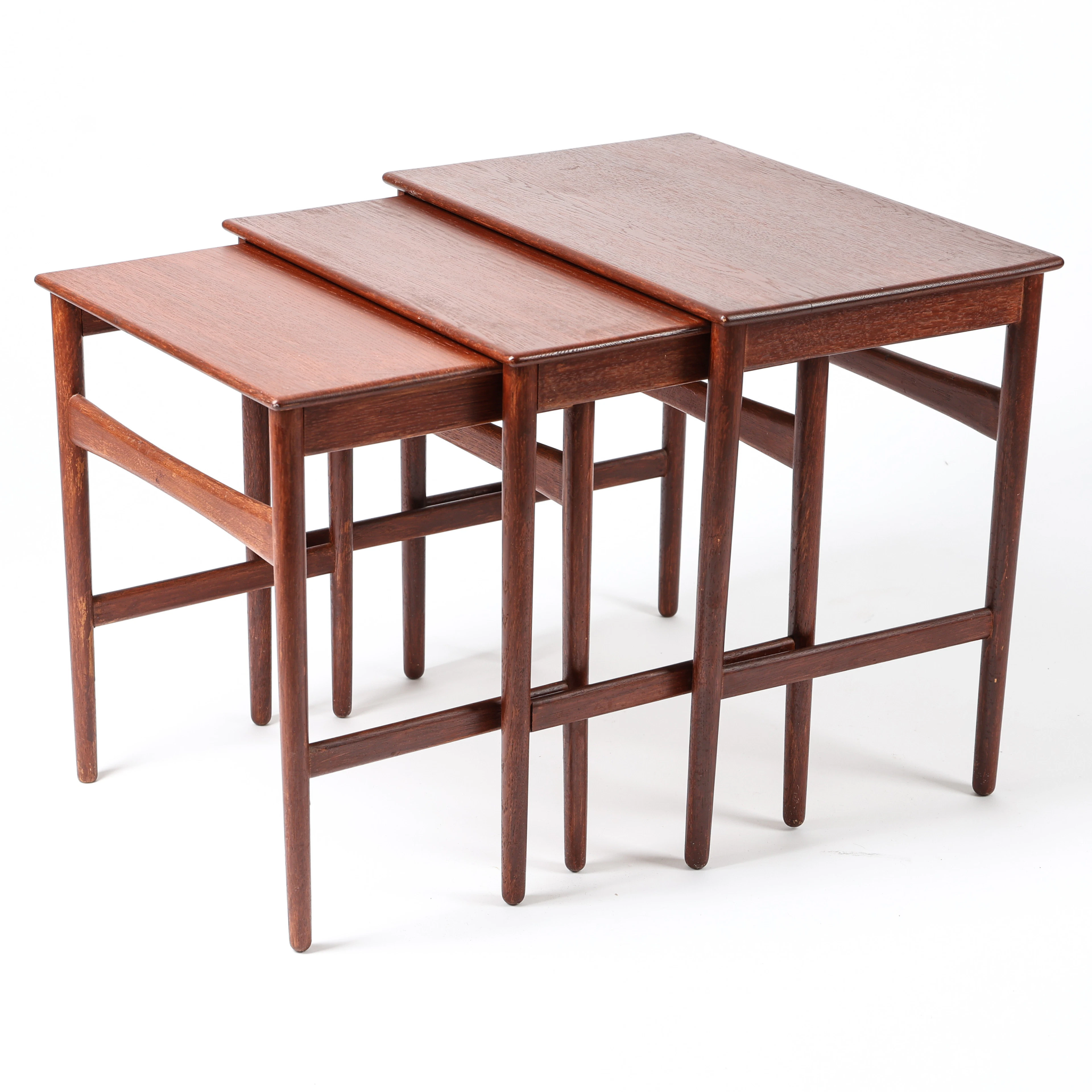 HANS J WEGNER. Satsbord i teak, för Andreas Tuck, 1960-tal.
