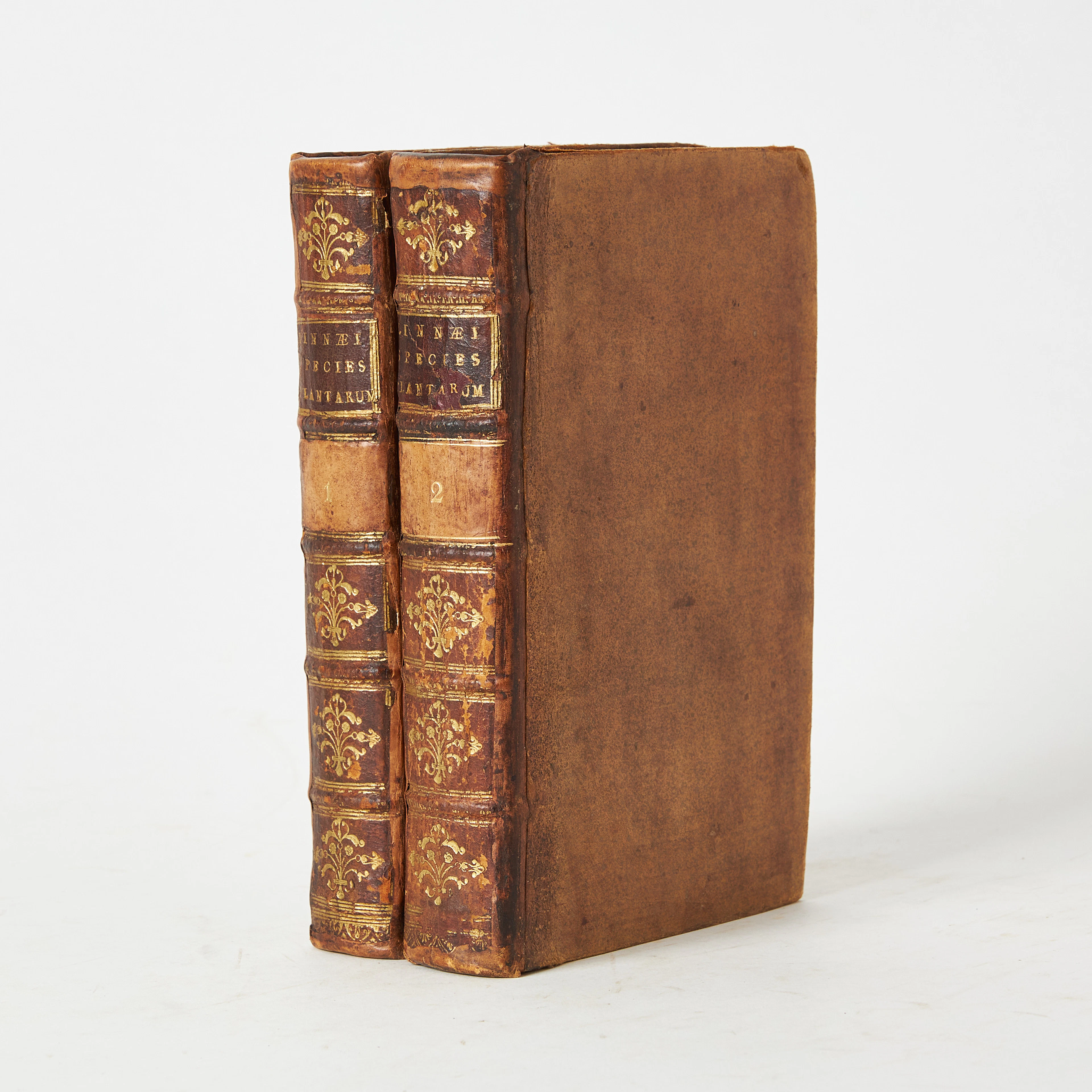FIRST EDITION OF SPECIES PLANTARUM BY LINNAEUS, 1753, 2 volumes.