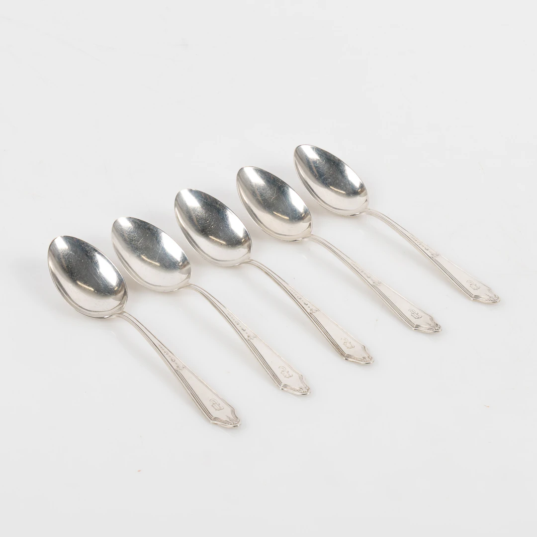 SKEDAR, 5 st. i sterling silver, USA ca 1910-1930.