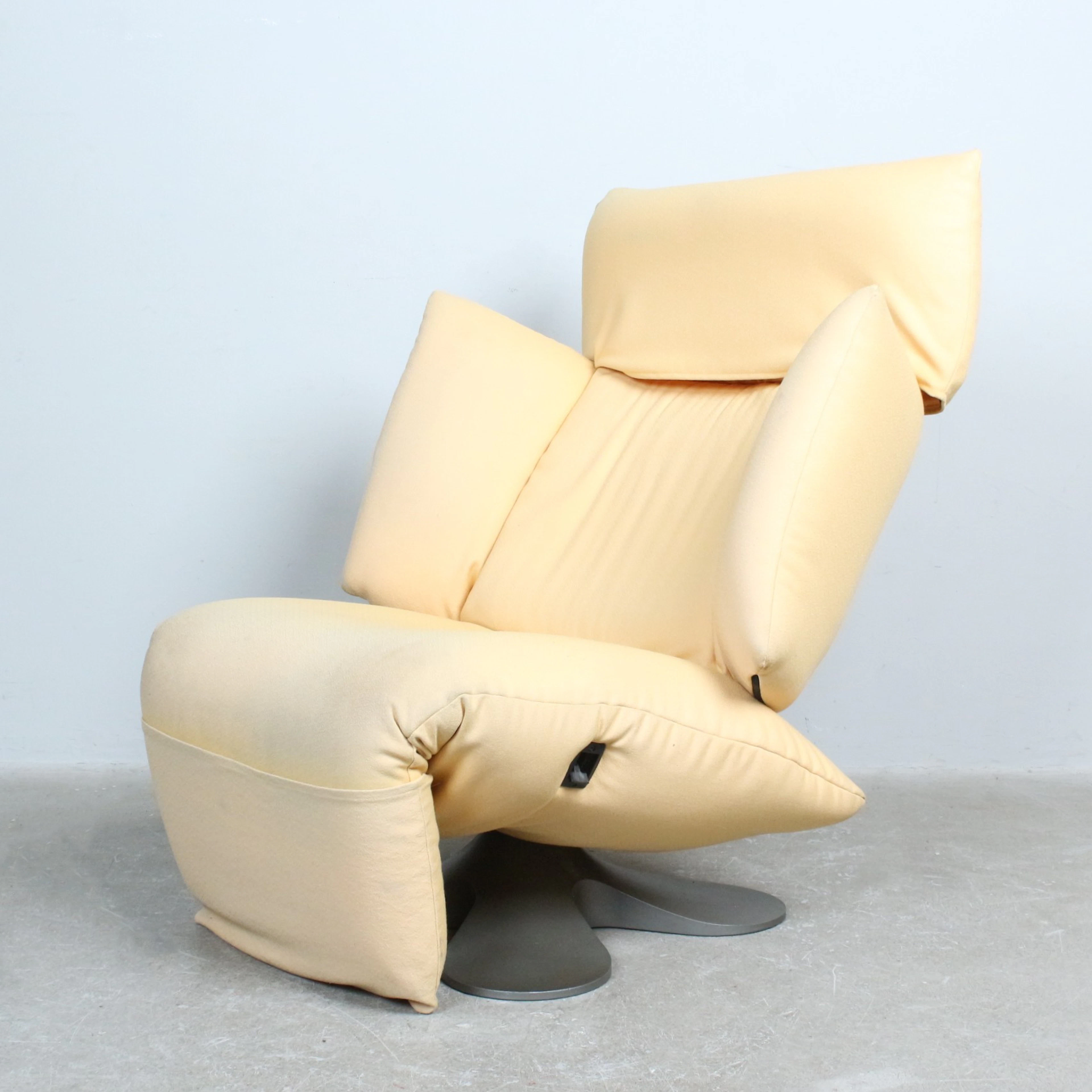 PASCAL MOURGUE. Verstellbarer Lounge Chair / Relaxsessel "Le Paresseux"
