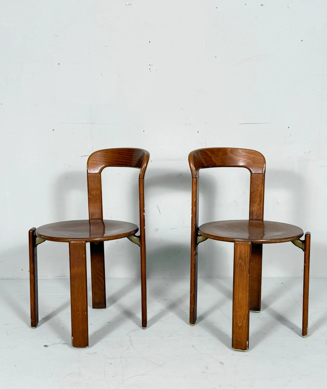 BRUNO REY. 2er Set Stühle / Esszimmerstühle von Bruno Rey, Modell