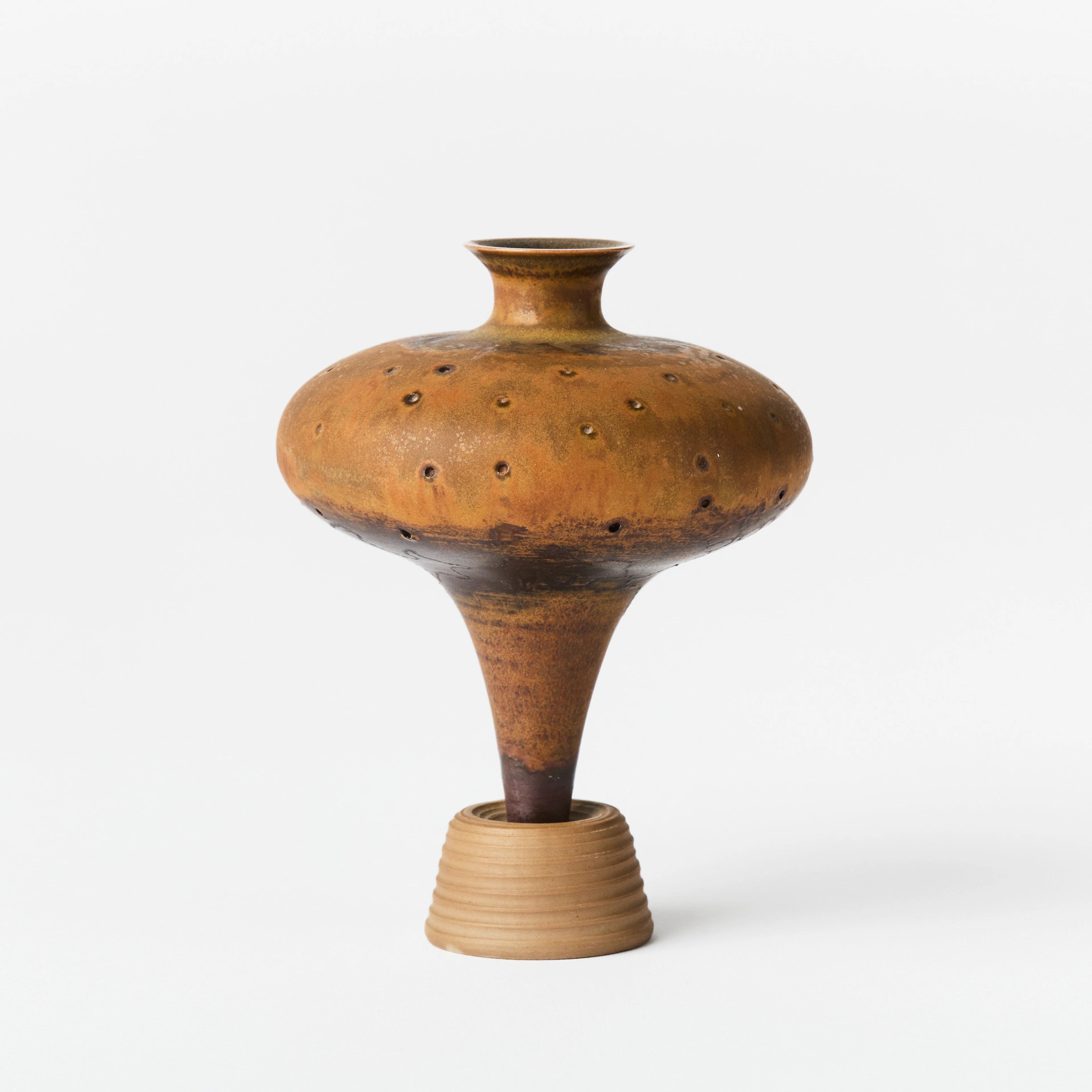 WILHELM KÅGE. ”Spirea”, vas, Gustavsbergs 1957, Farsta, inpressad