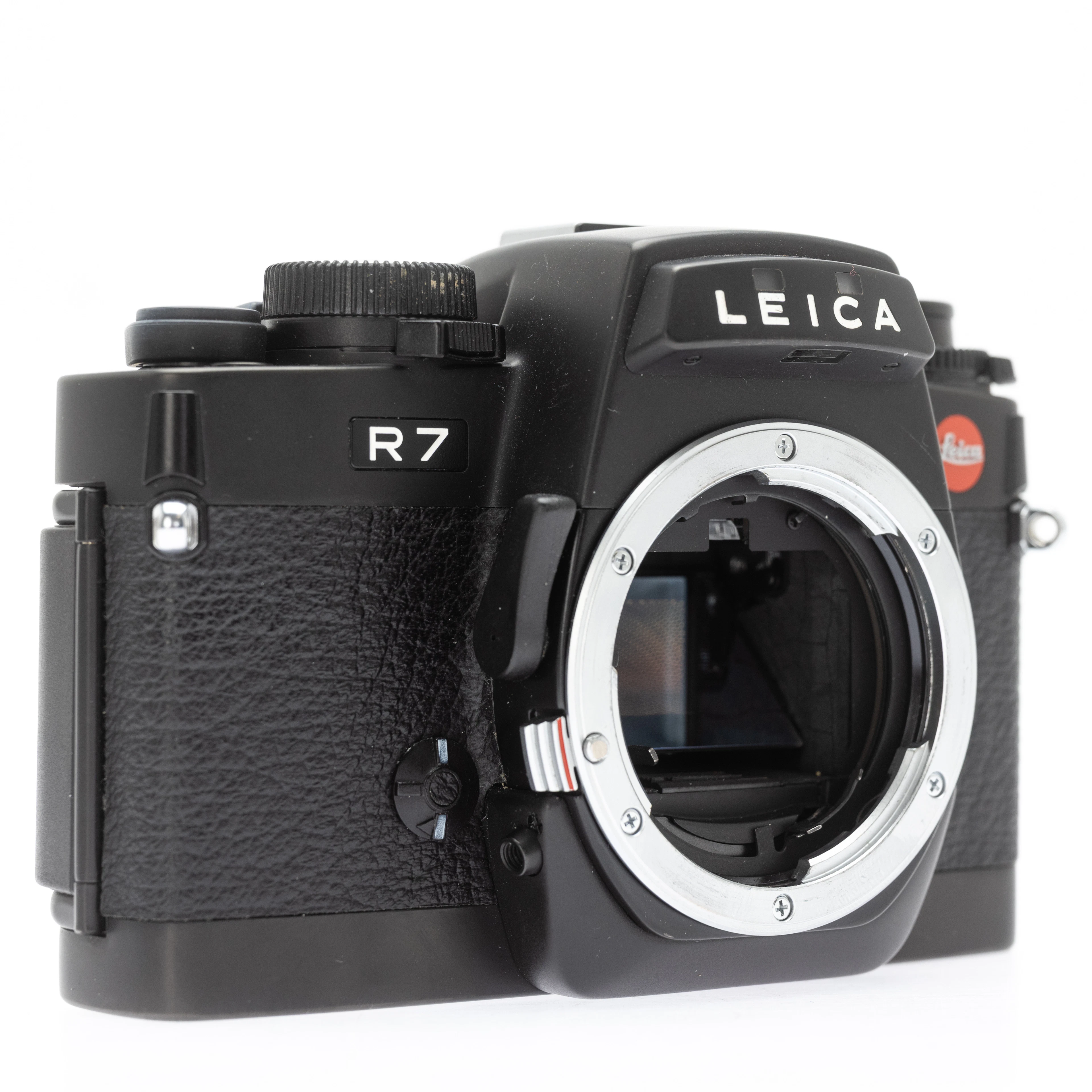 Leica R7, 35mm-Spiegelreflexkamera ( SN 2173684 ).