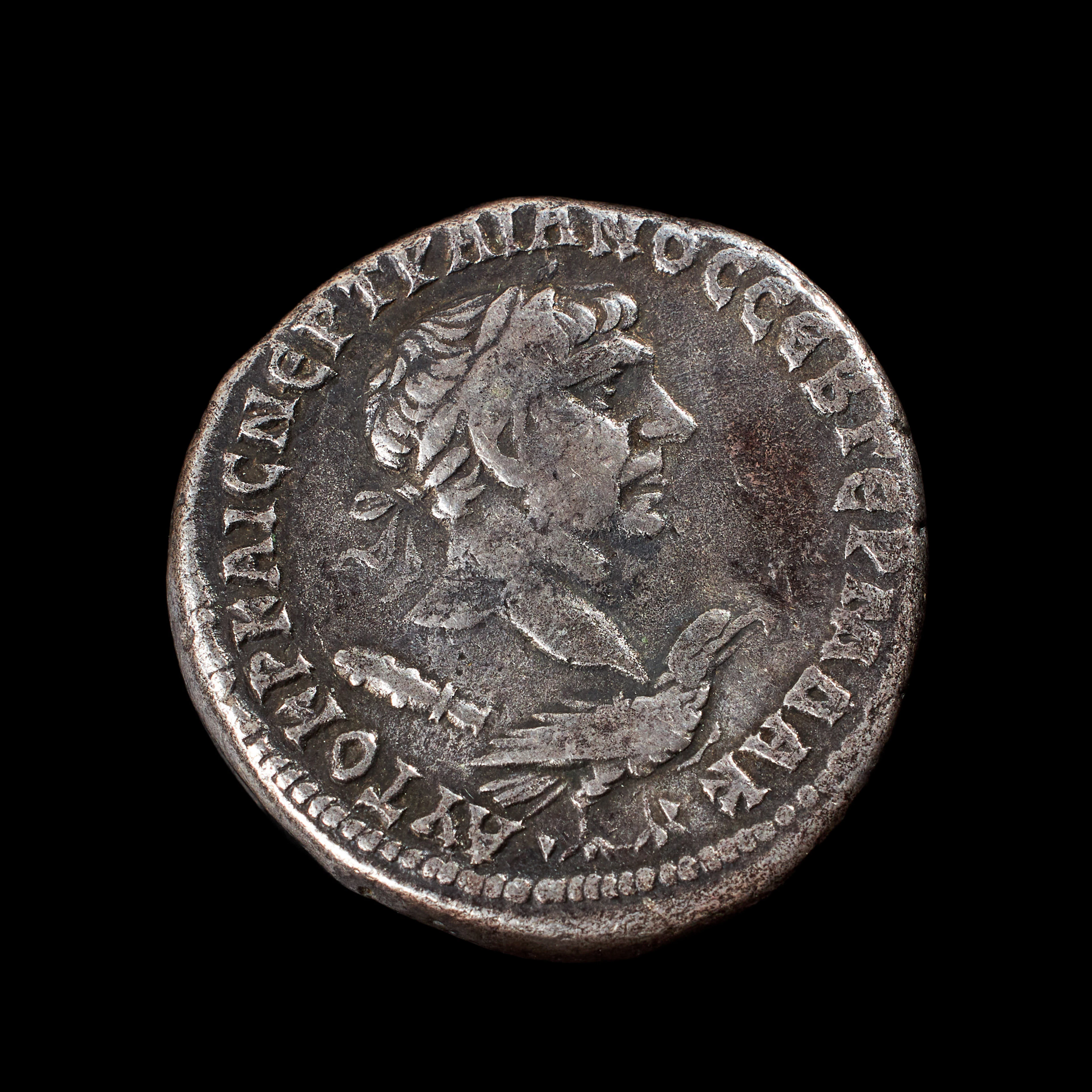 SILVERMYNT, romerskt, Trajanus, romersk kejsare 98-117, tetradrakma