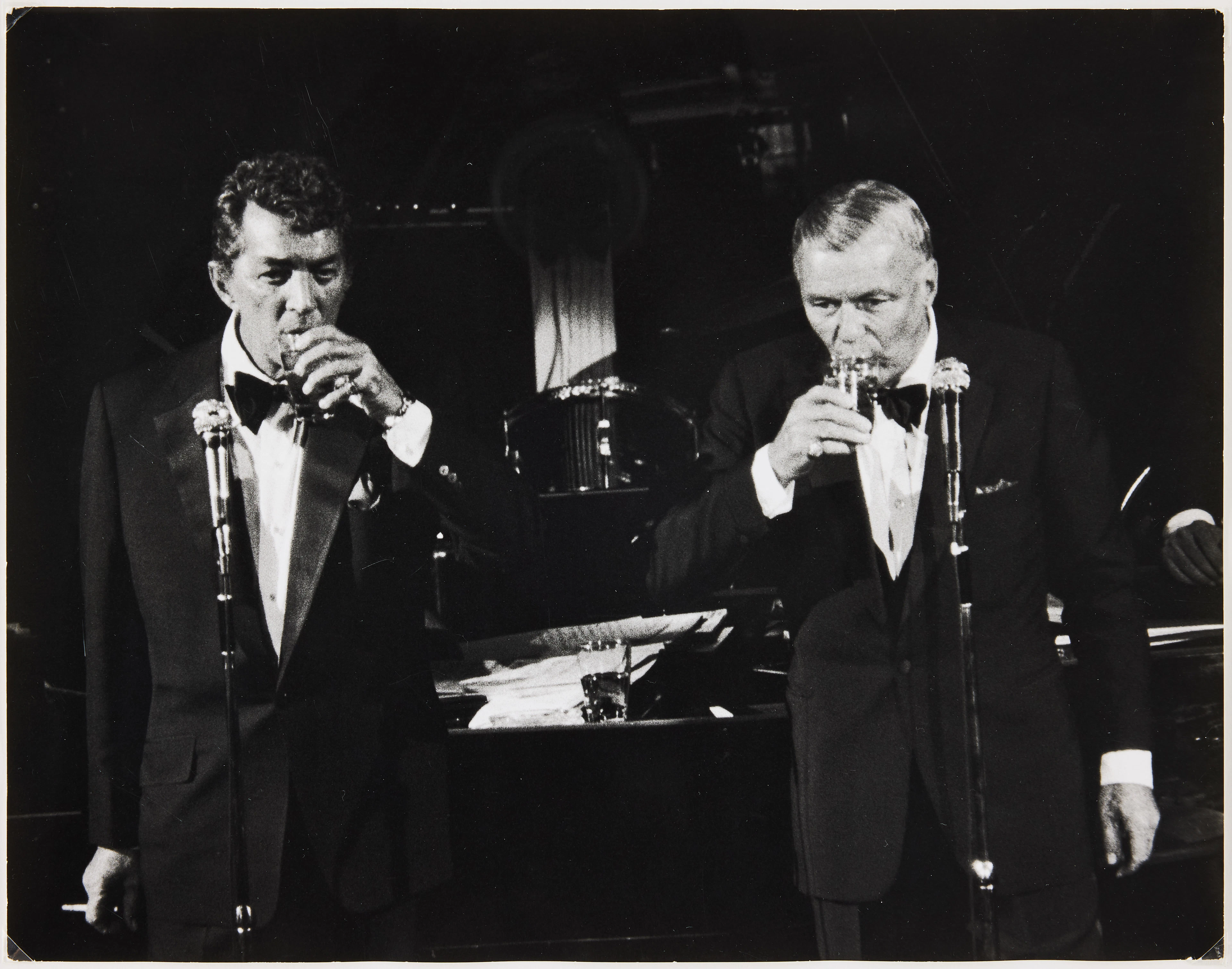 RON GALELLA. Frank Sinatra and Dean Martin, 1983.