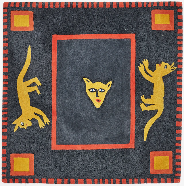 ULRICA HYDMAN-VALLIEN. Matta, "Cat", floss, limiterad upplaga, numrerad 75/100.
