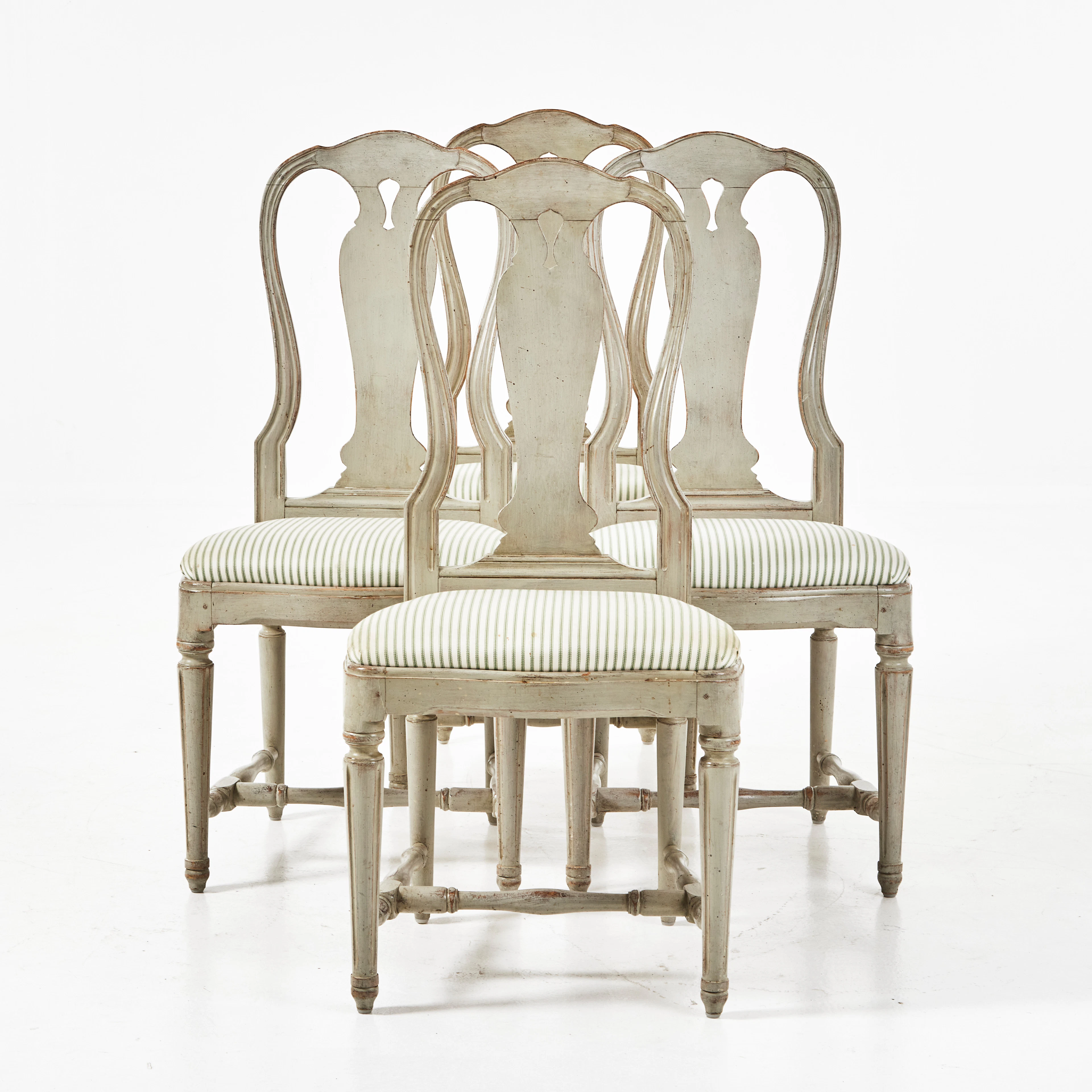 STOLAR, 4 st, gustaviansk stil, 1970/80-tal, svenska modellen, framtagen