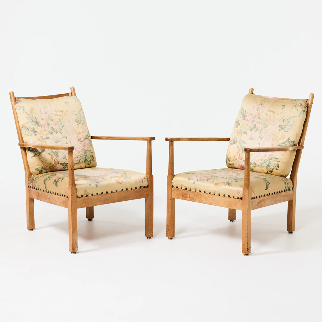 JOSEF FRANK. Fåtöljer, ett par, Firma Svenskt Tenn, 1940-tal, modell