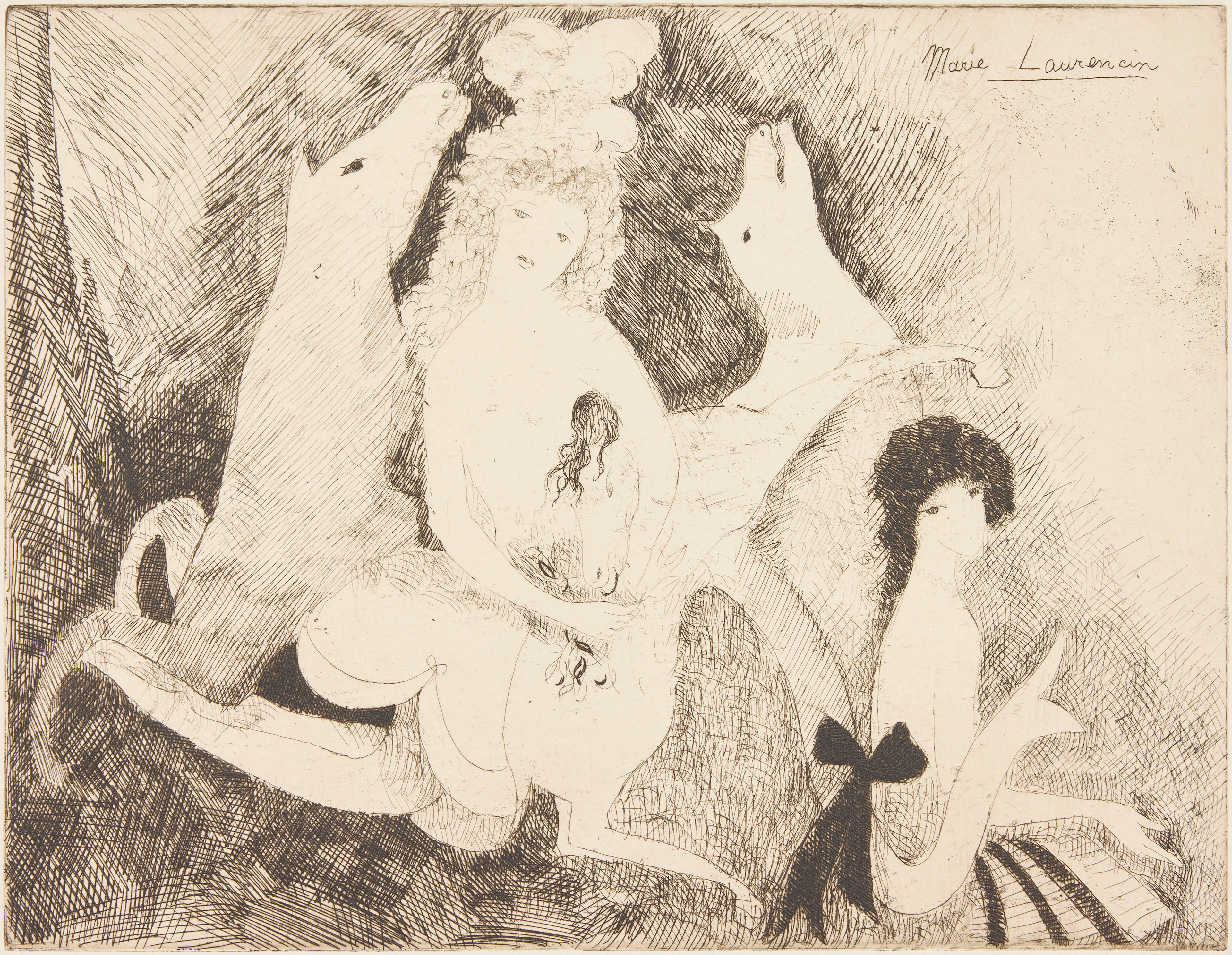 MARIE LAURENCIN. "Les Biches".