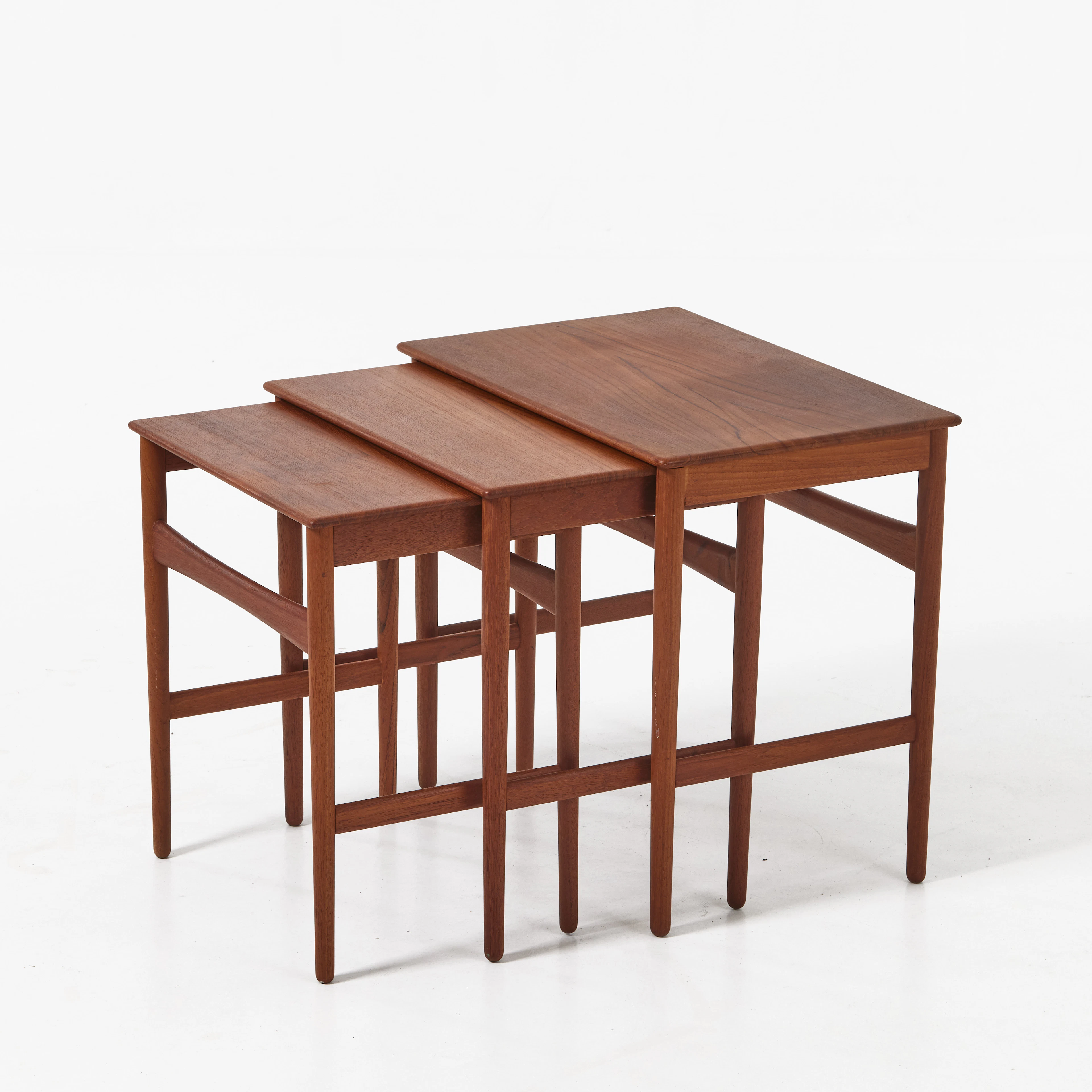 HANS J WEGNER. Satsbord, 3 delar, teak, Andreas Tuck, Danmark.