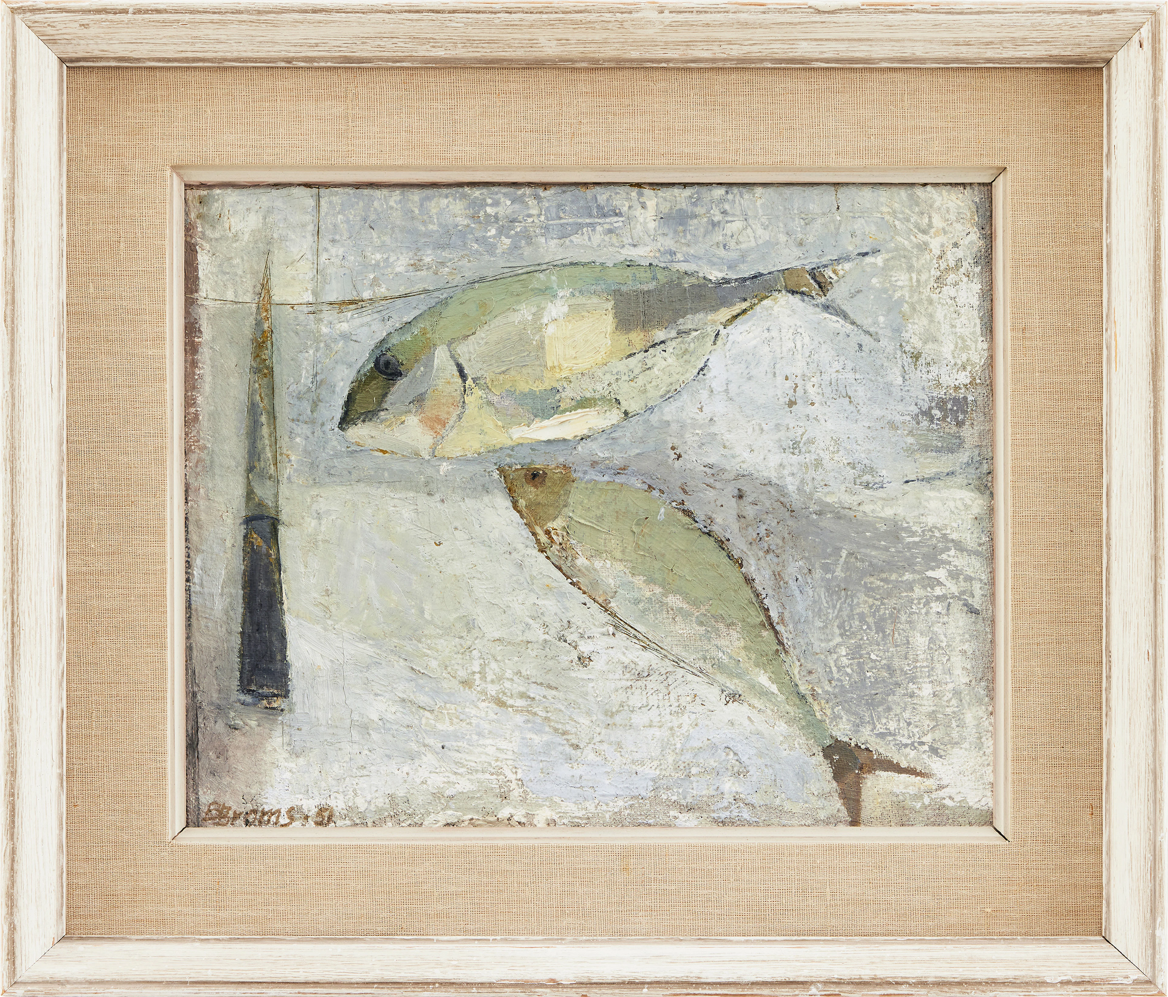 BIRGIT BROMS. "Nature morte i vitt".