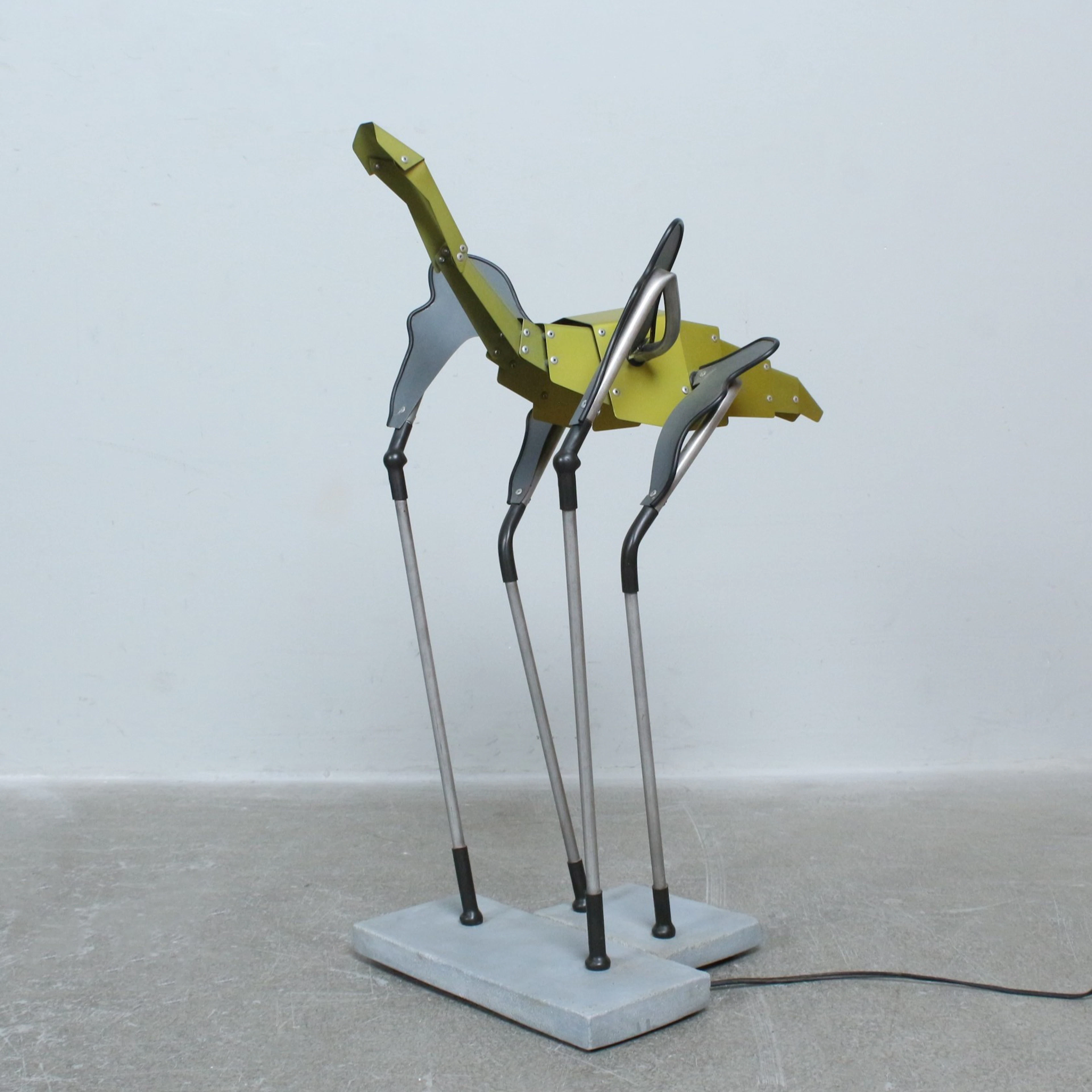 STEFAN LINDFORS. Tischleuchte „Scaragoo“, Entwurf 1988, Produktion Ingo Maurer.
