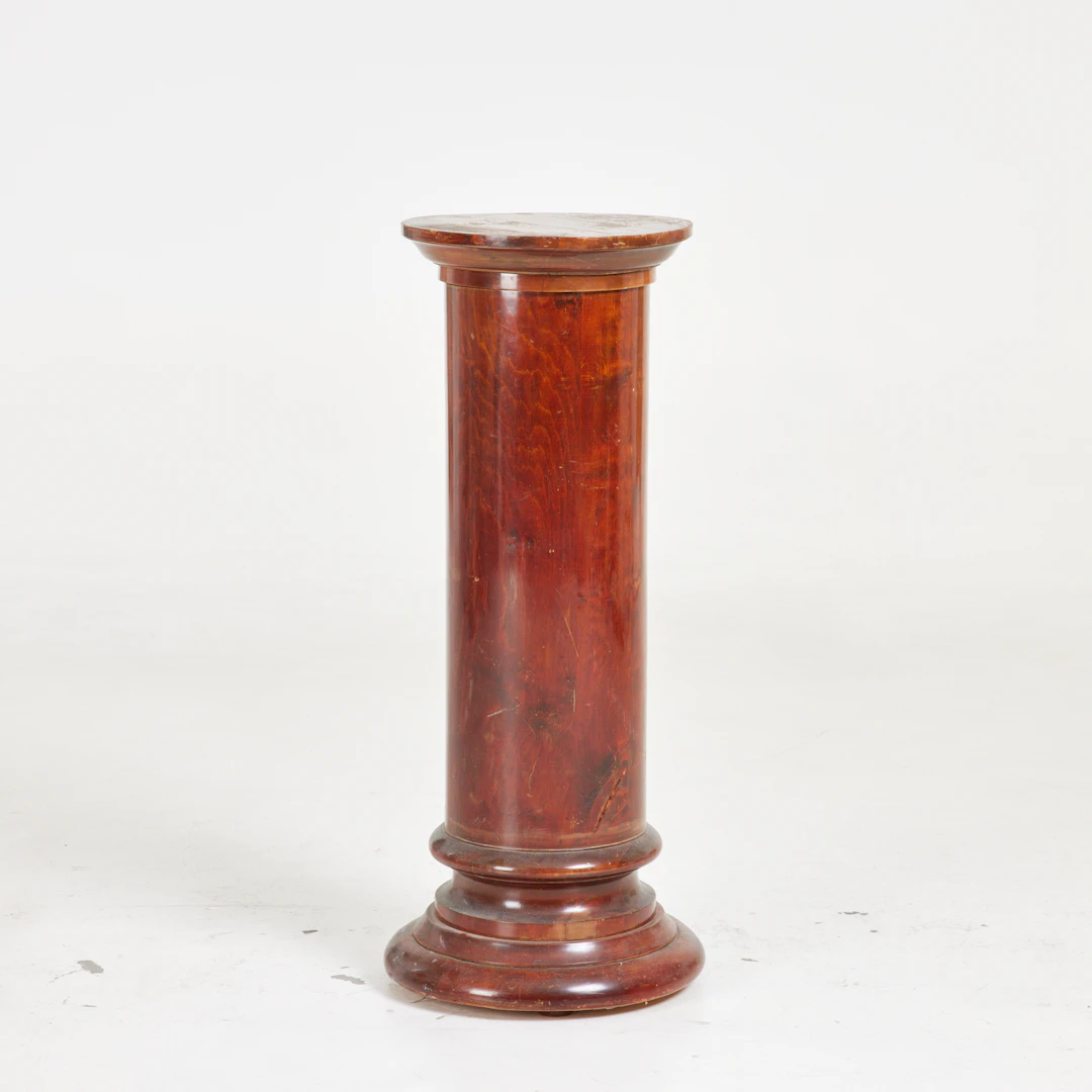 PIEDESTAL, 1800-talets slut, mahogny.