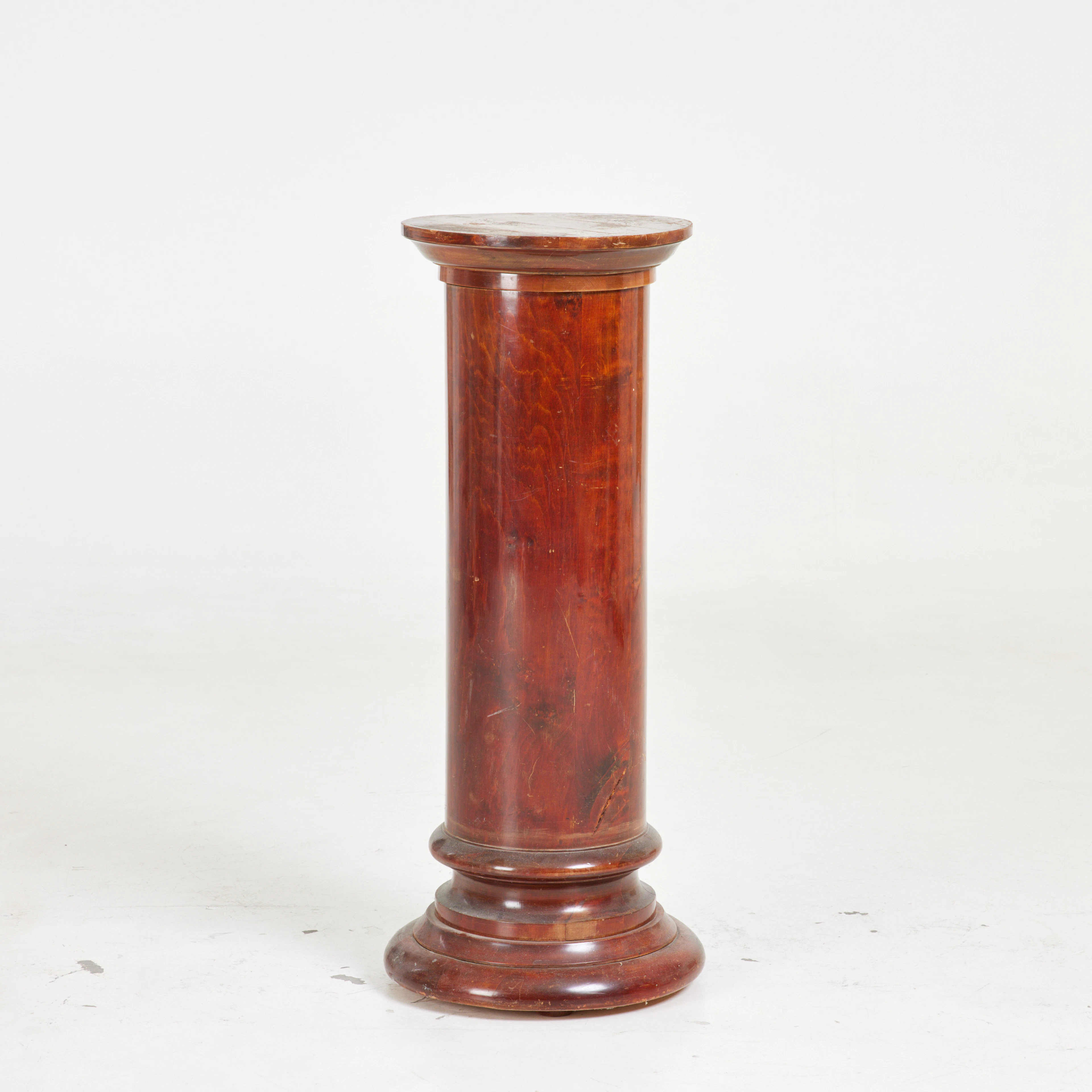 PIEDESTAL, 1800-talets slut, mahogny.