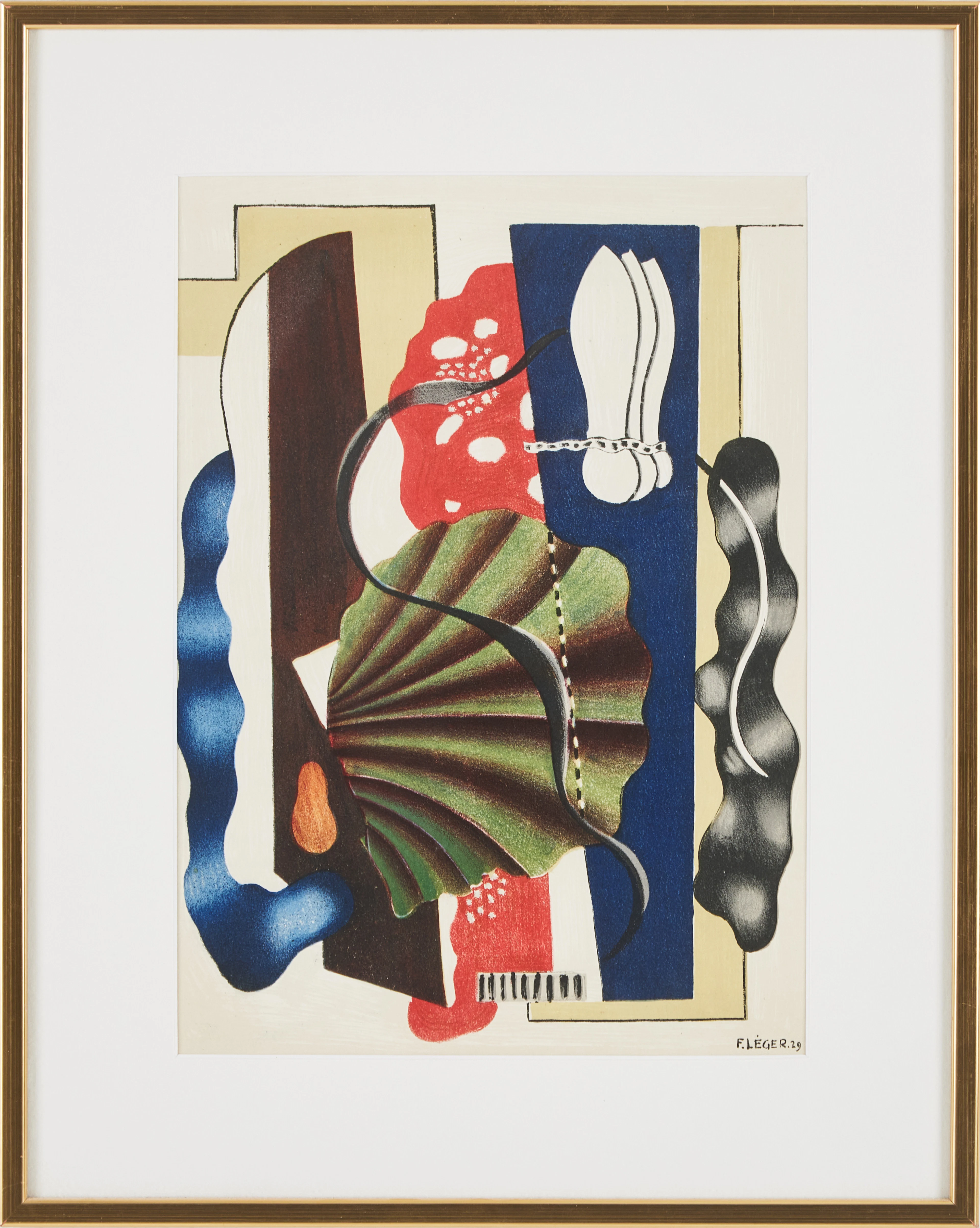 FERNAND LÉGER (FRANKRIKE, 1881-1955). EFTER. "Nature morte", signerad
