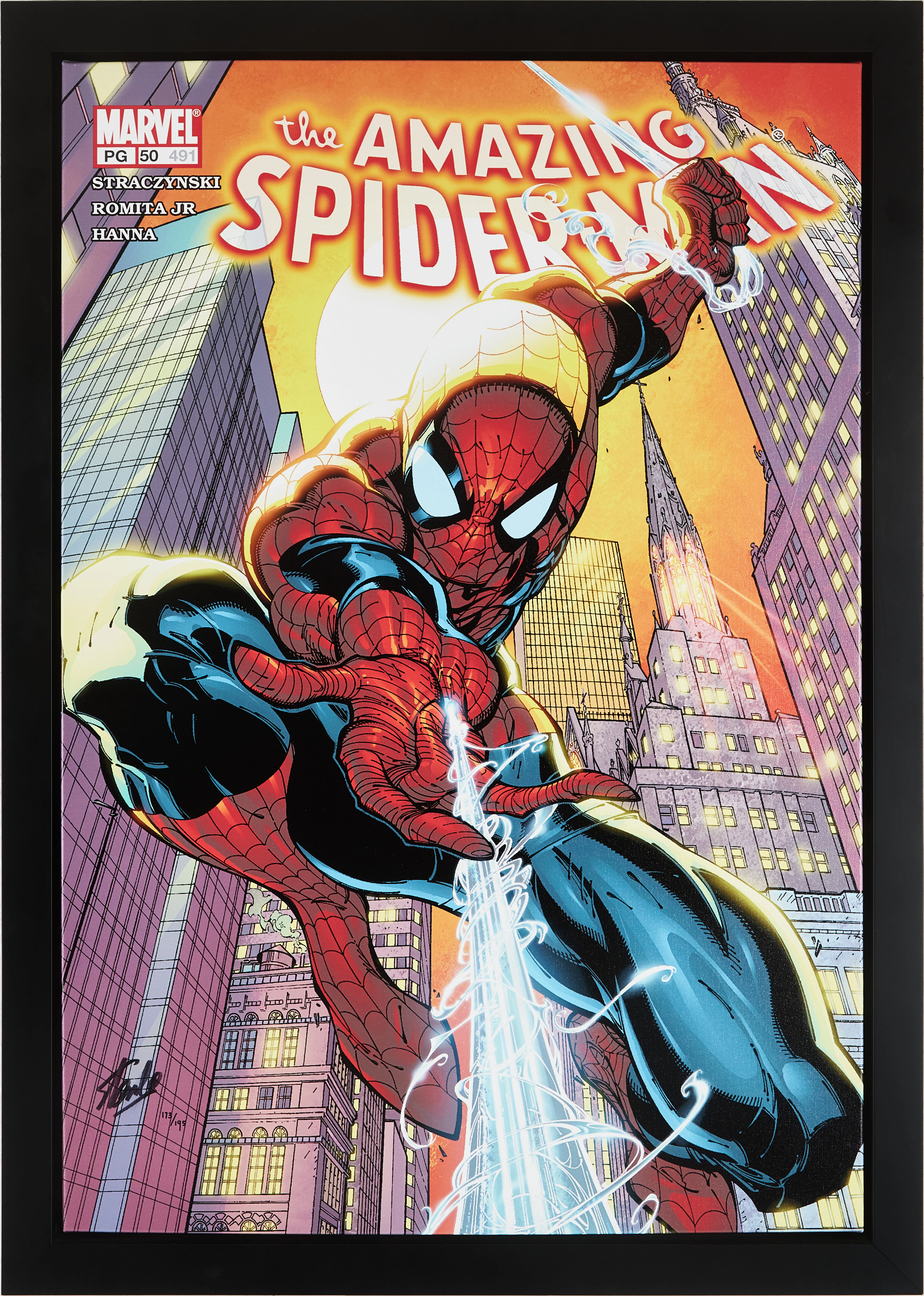 STAN LEE (1922-2018). "The Amazing Spider-Man #491".