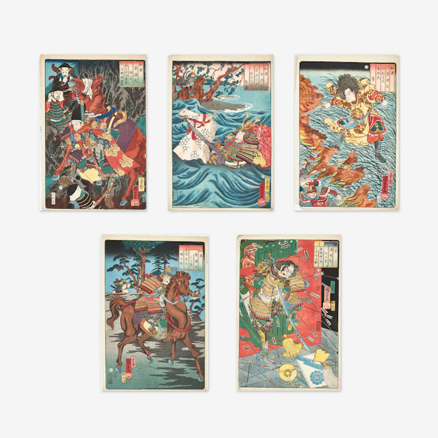 UTAGAWA KUNIYOSHI (JAPAN, 1797-1861). Japanese and Chinese Comparisons
