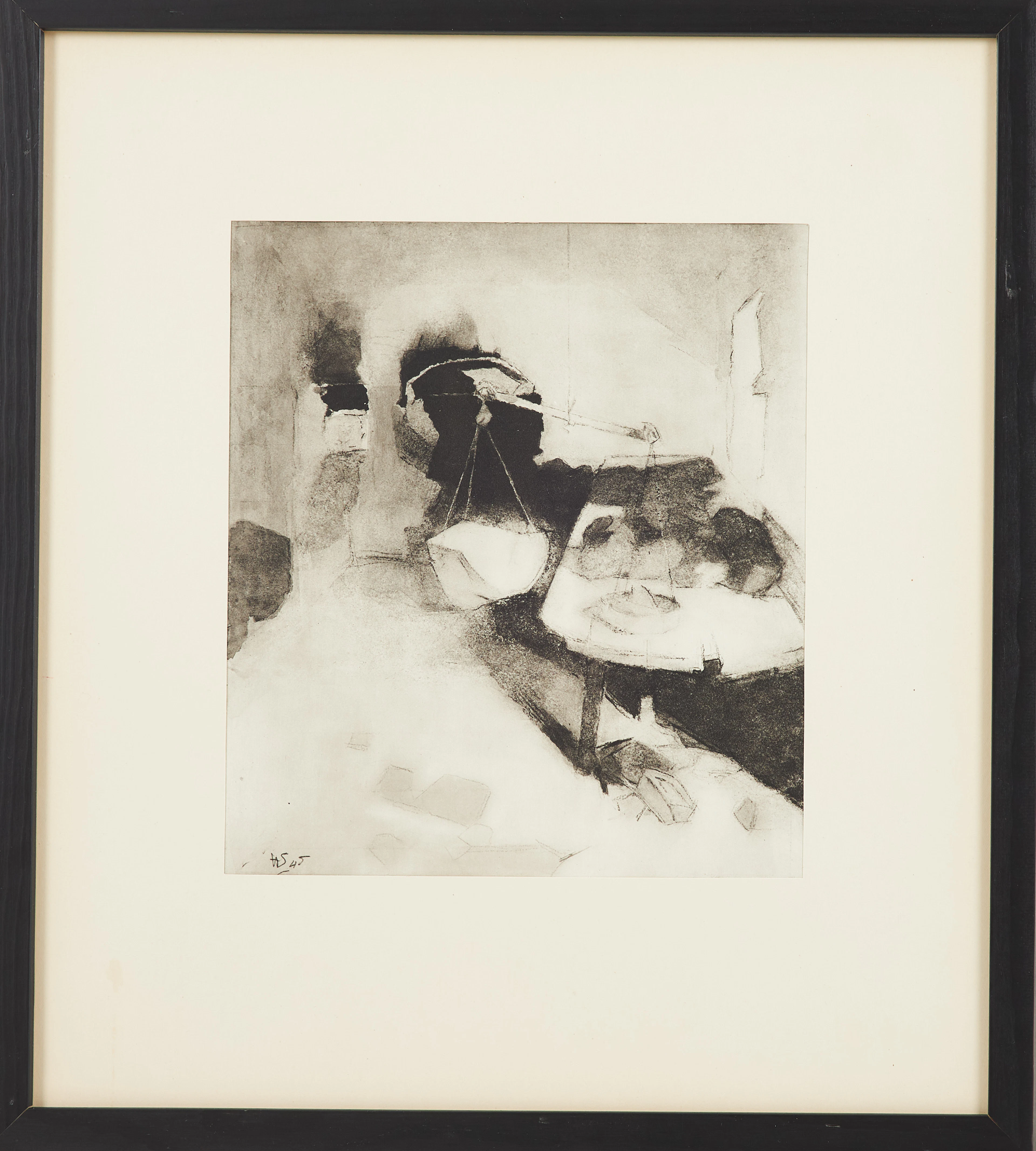 HELENE SCHJERFBECK. "Bageriet 1945", rotogravyr, 1880, signerad i