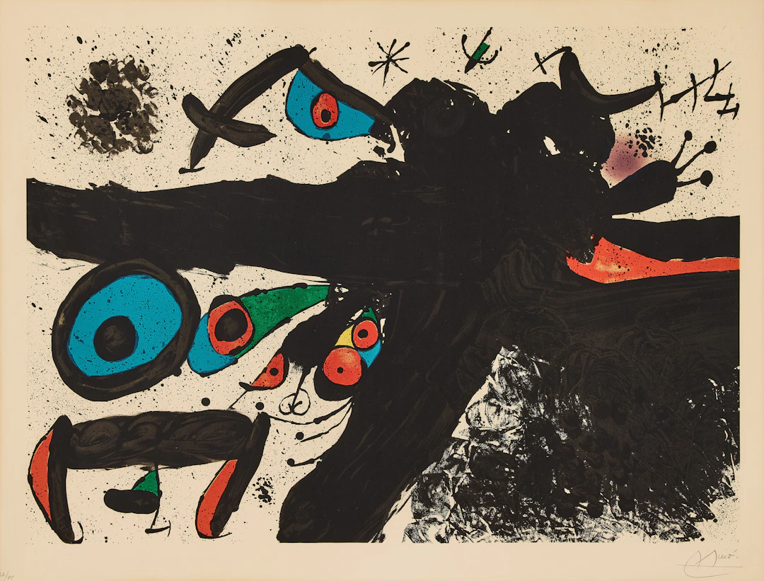 JOAN MIRÓ. "Homenatge à Joan Prats".