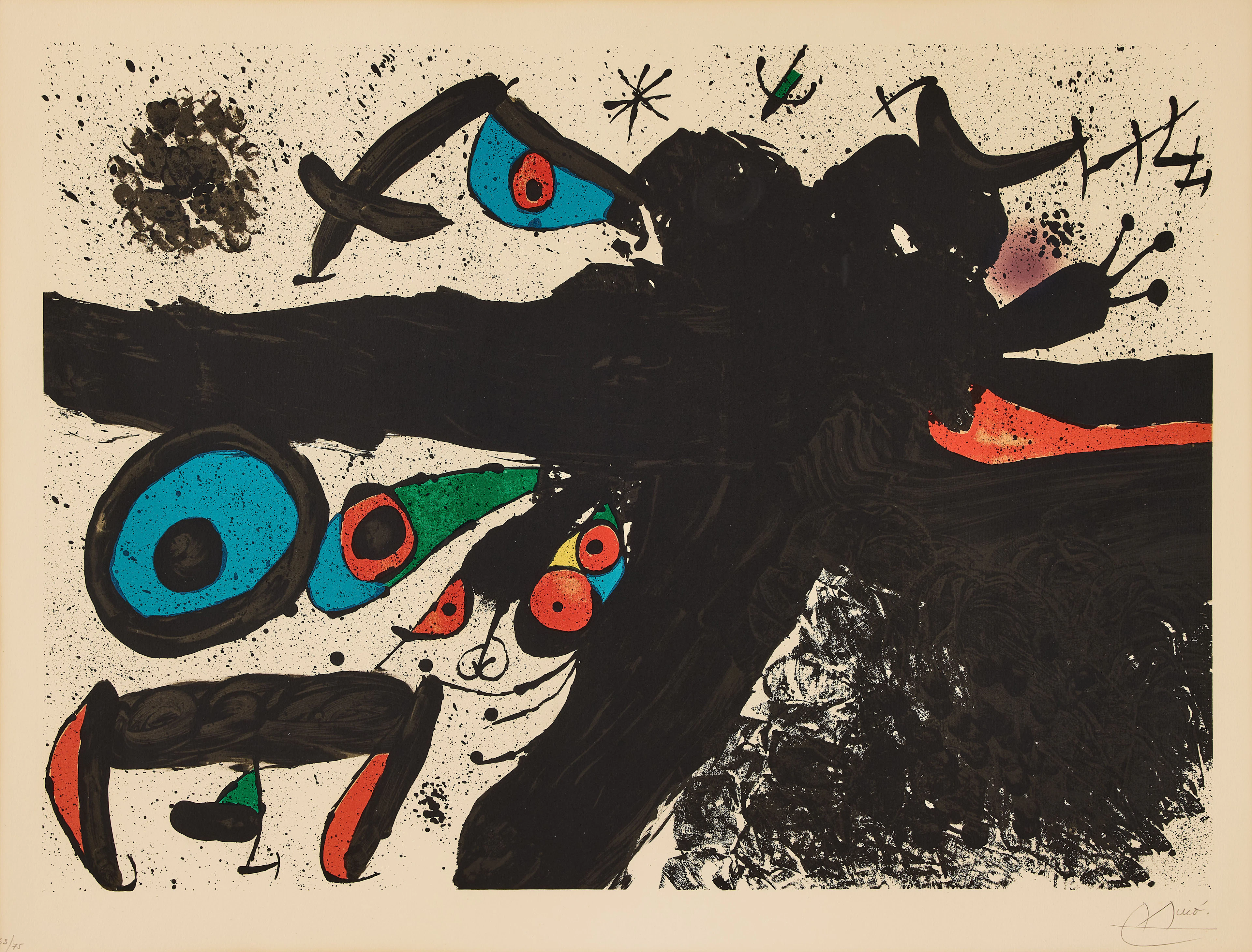 JOAN MIRÓ. "Homenatge à Joan Prats".