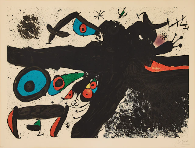 JOAN MIRÓ. "Homenatge à Joan Prats".