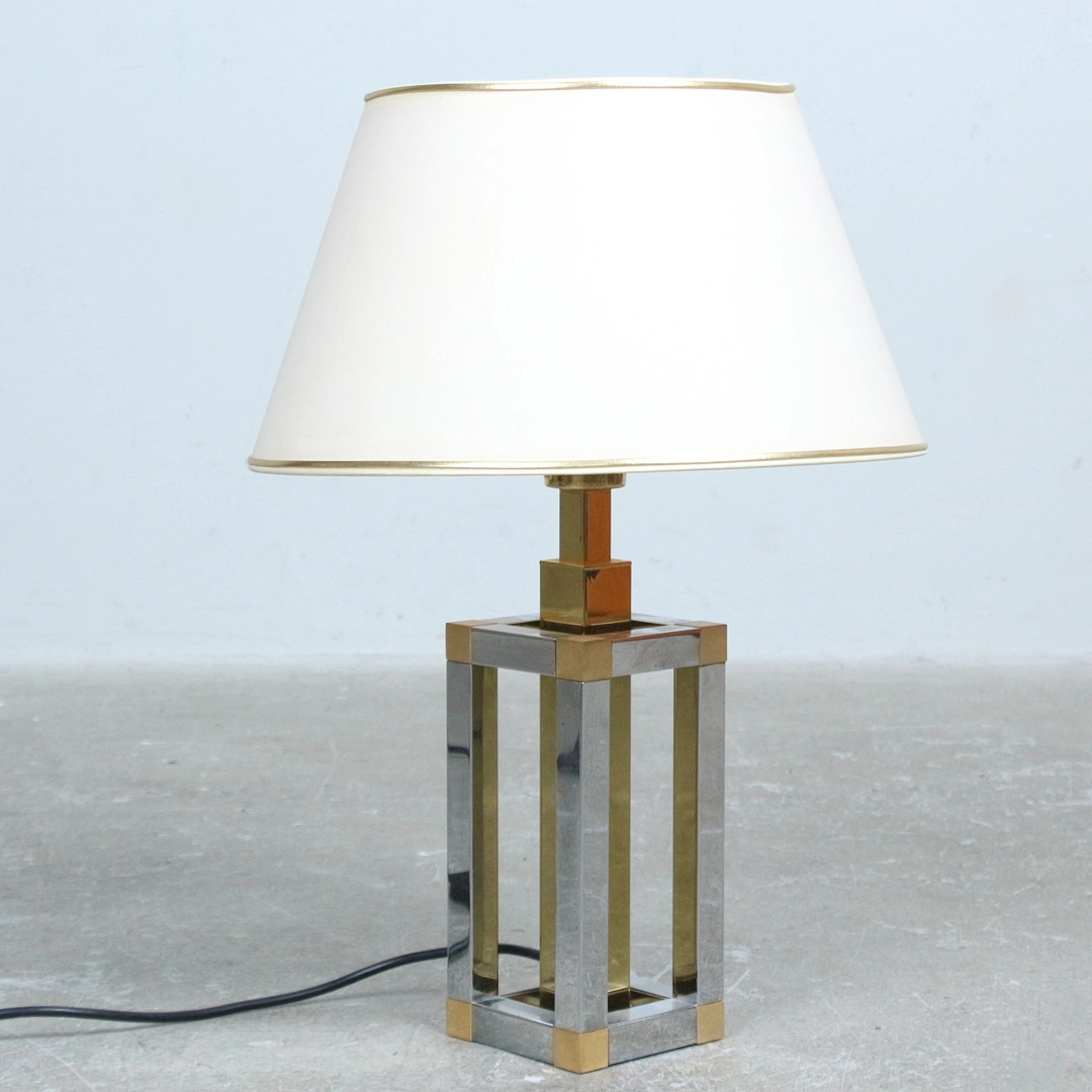STEPHANE DEVIDTS. für WKR, Hollywood Regency Tischlampe der 1980er
