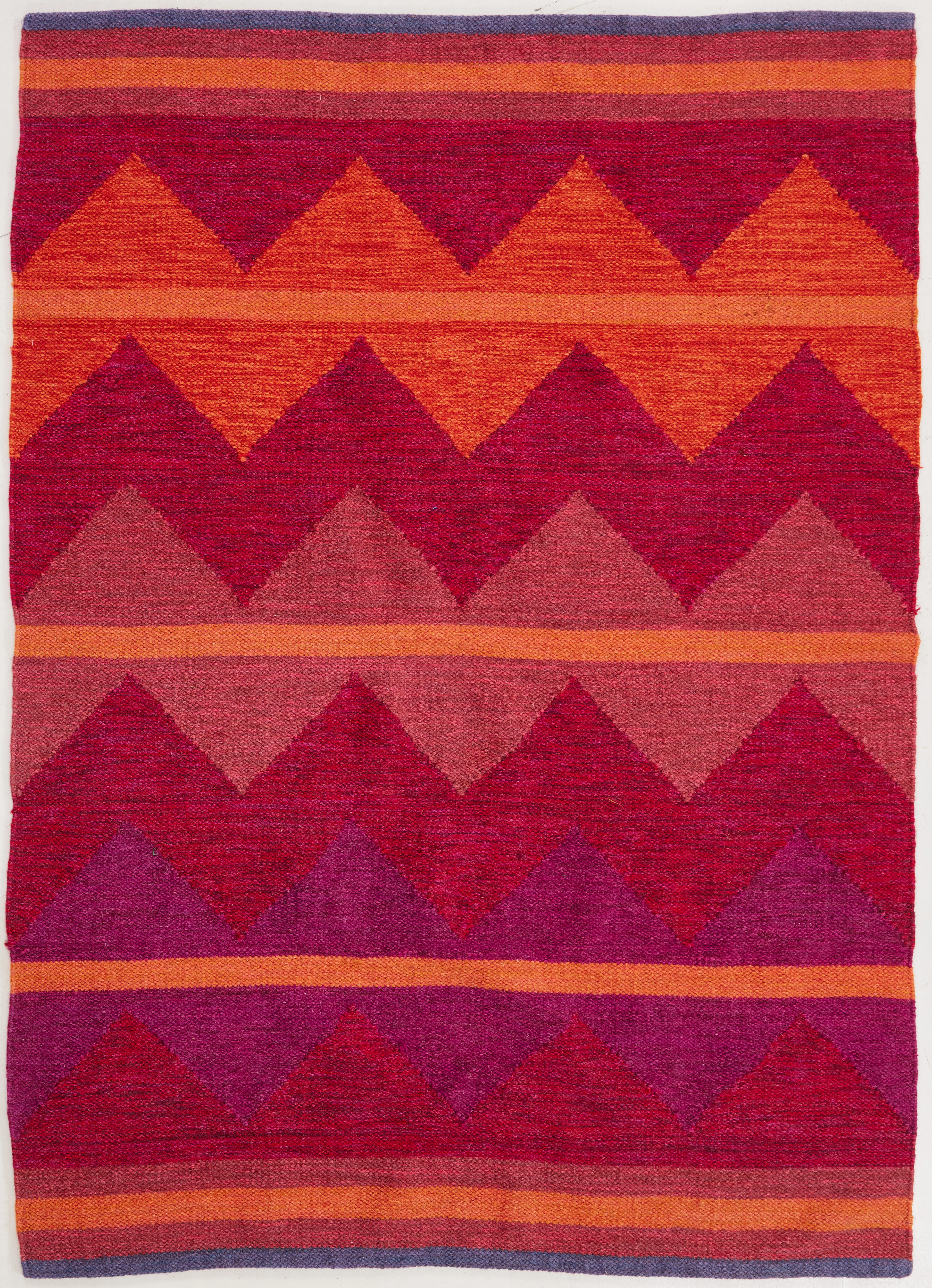 GUDRUN SJÖDÉN. Matta, ull/bomull, ca 190x140 cm.