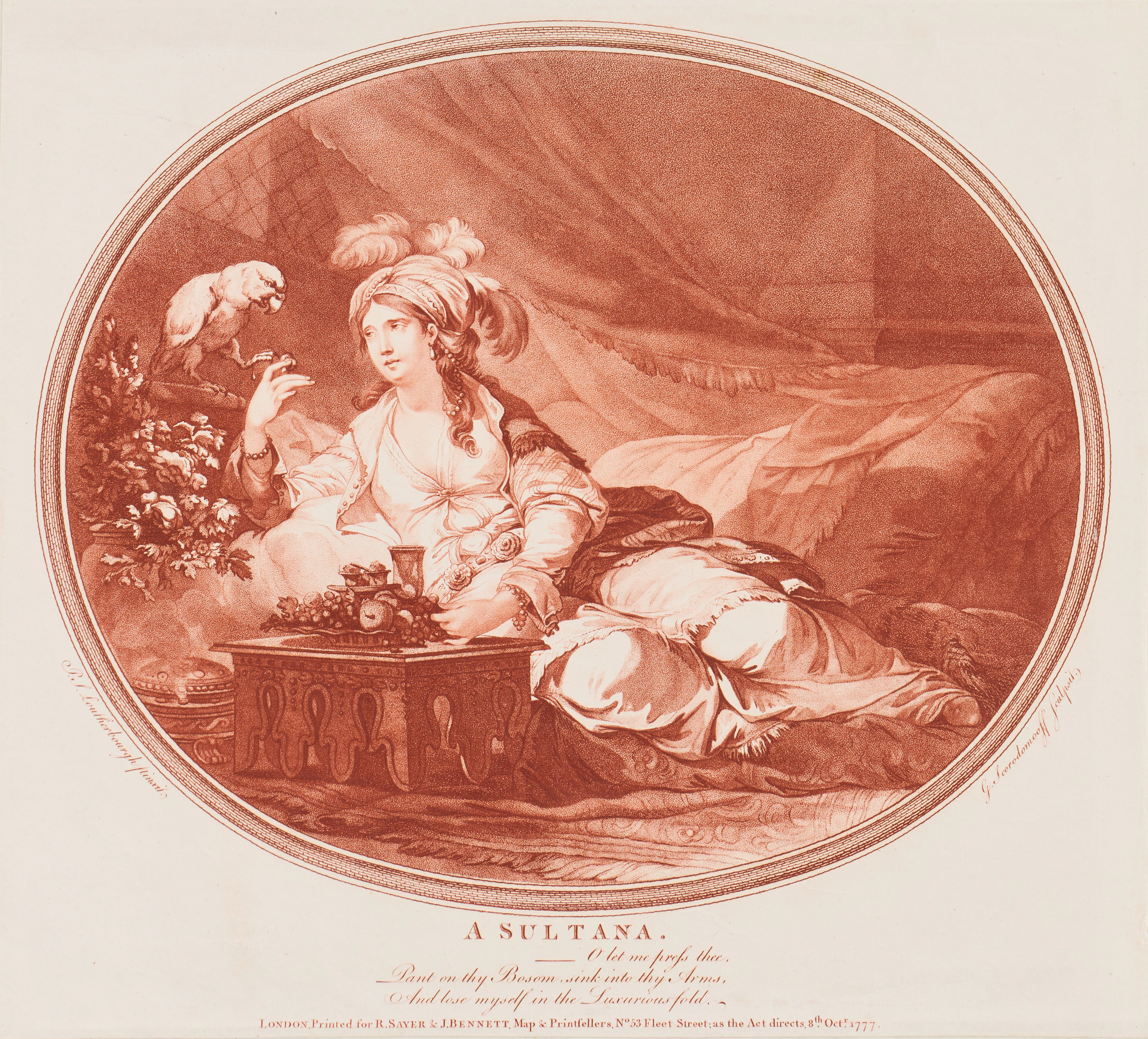 GABRIEL IVANOVICH SCORODUMOFF (RUSSIA 1755-1792). Two etchings with