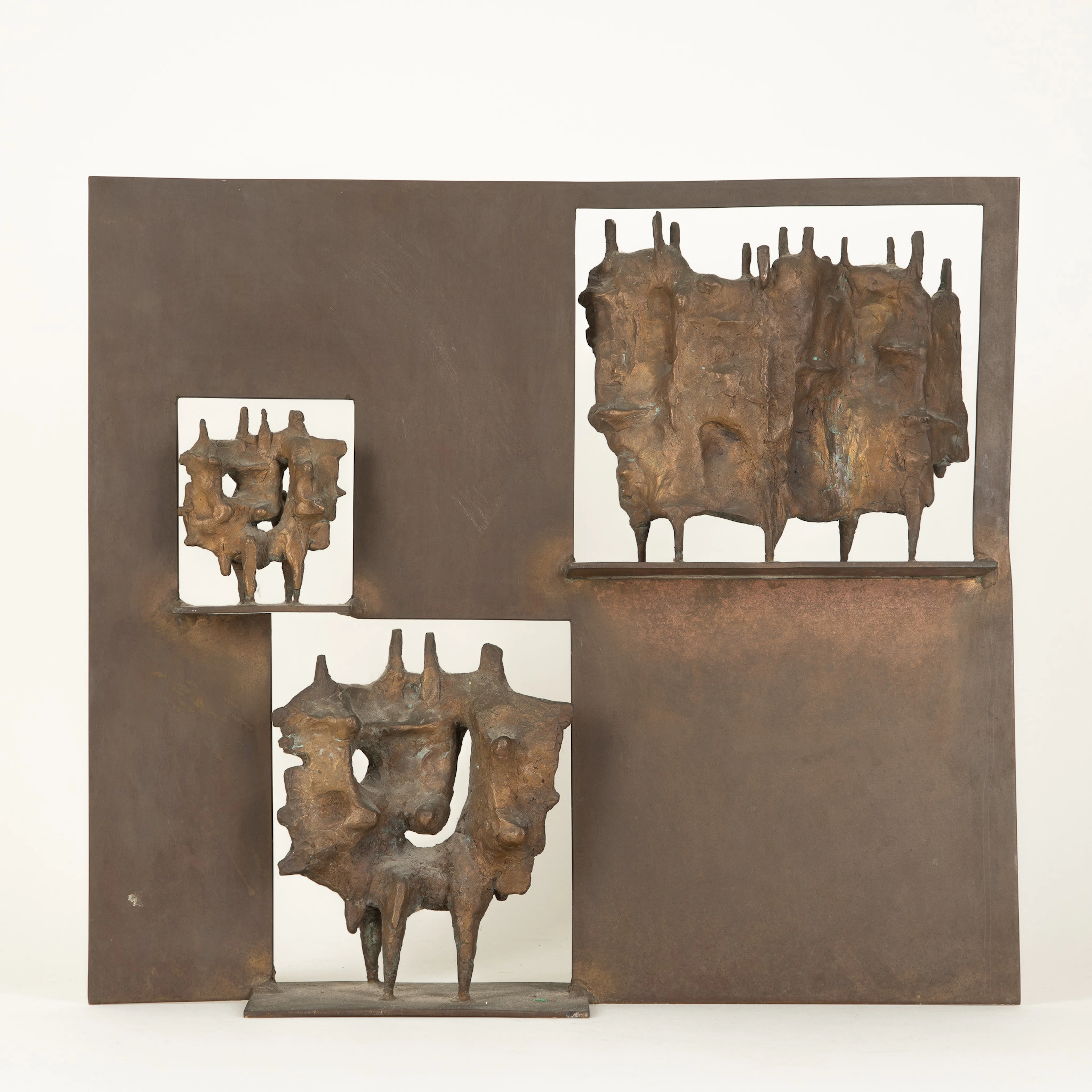 Unbekannter Künstler, Metallskulptur, 1960-1970er Jahre.