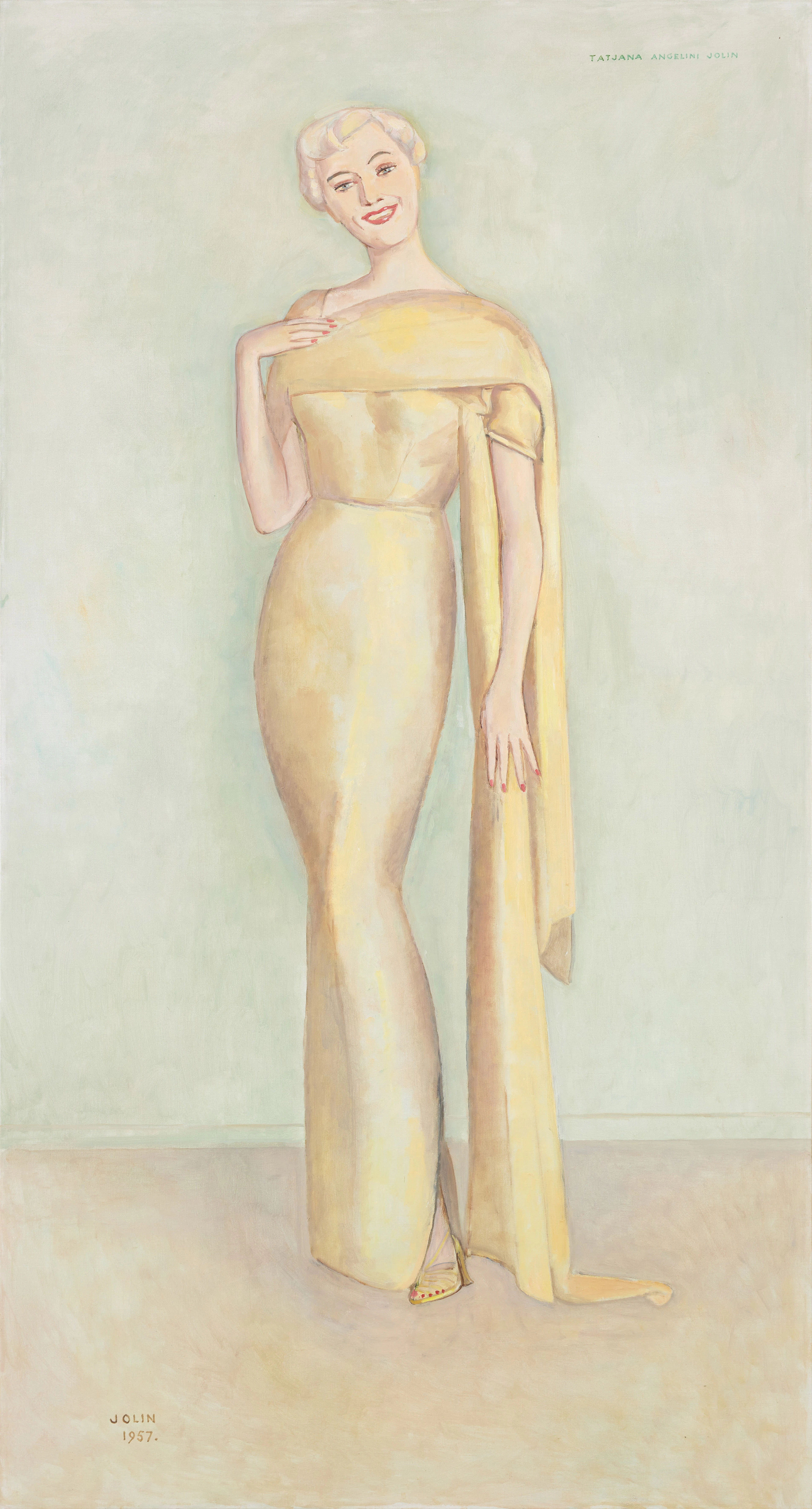 EINAR JOLIN. "Tatiana i guldklänning".