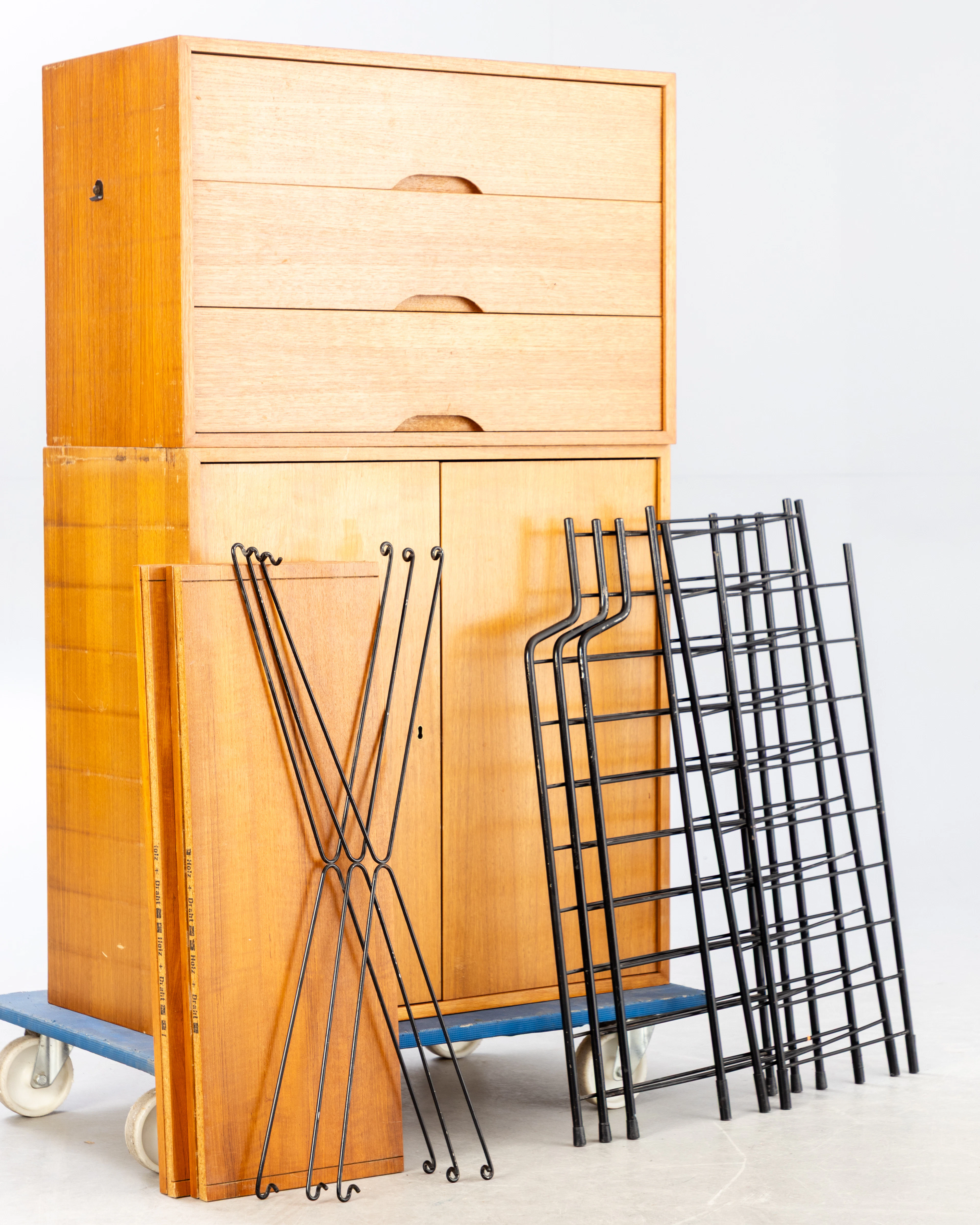 WHB Teak Regalsystem, Deutschland, 1960er Jahre.