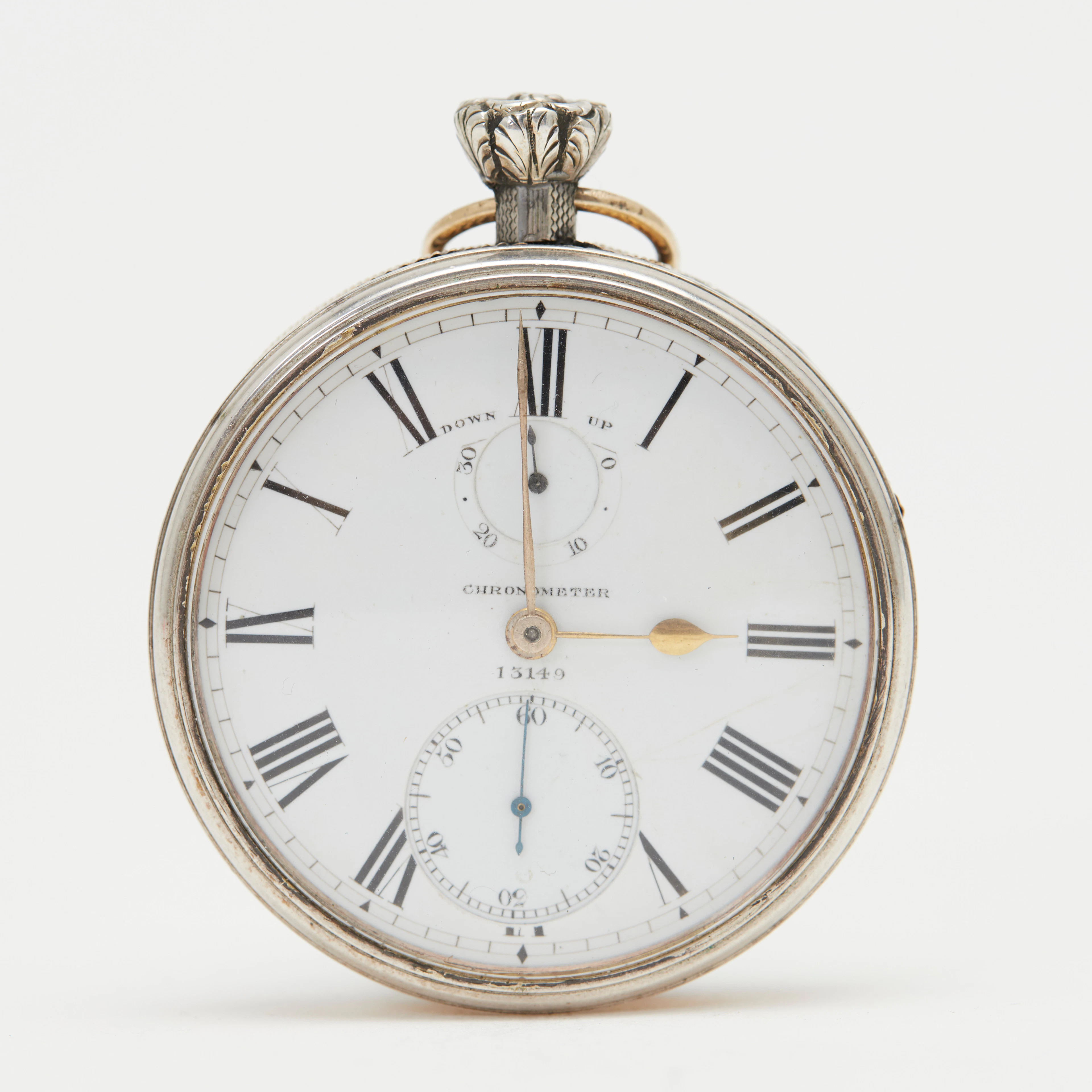 PARKINSON & FODSHAM. Taschenuhr, Marine Chronometer, Up/Down Indicator.