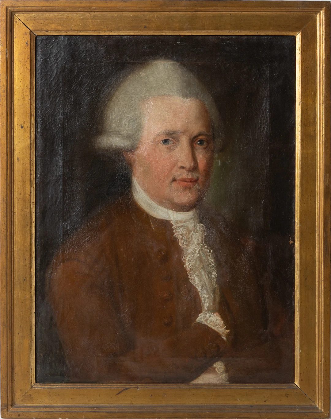 OKÄND KONSTNÄR. Porträtt av Carl Constantin De Carnall, olja på duk, 1700-tal.