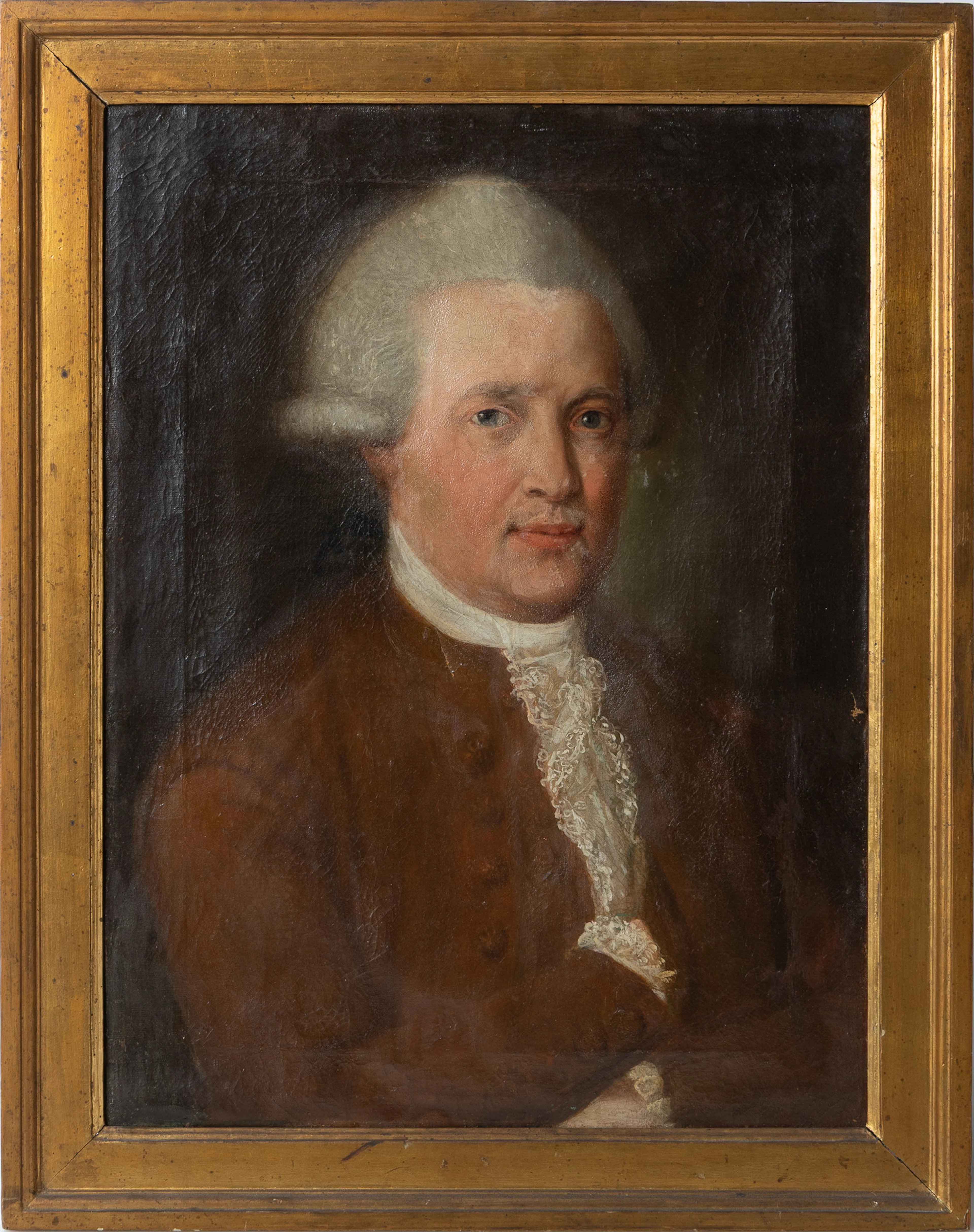 OKÄND KONSTNÄR. Porträtt av Carl Constantin De Carnall, olja på duk, 1700-tal.
