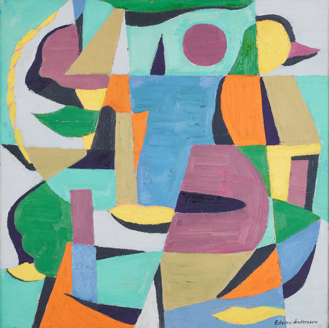 EDVARD ANDERSSON. "Kvällen".
